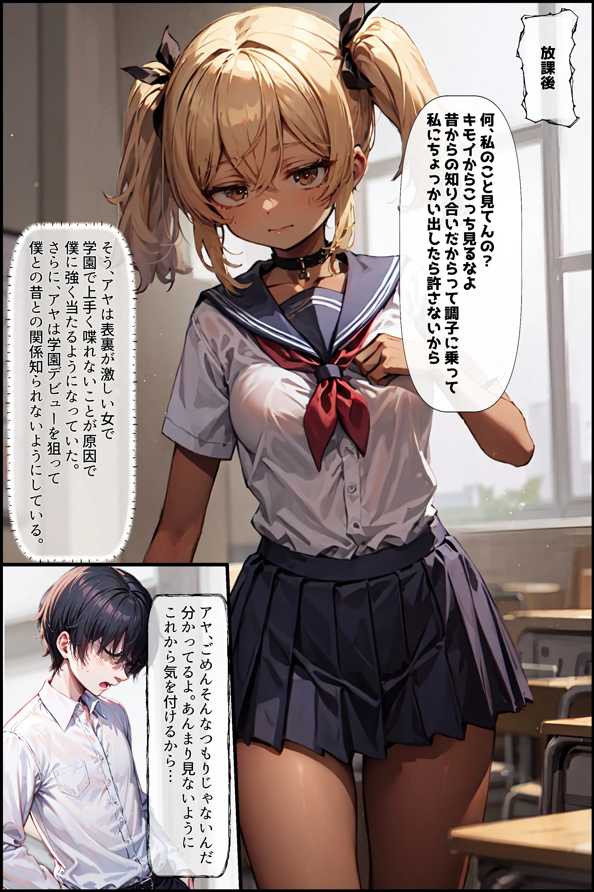 ジト目のギャルを犯してわからせる 3ページ