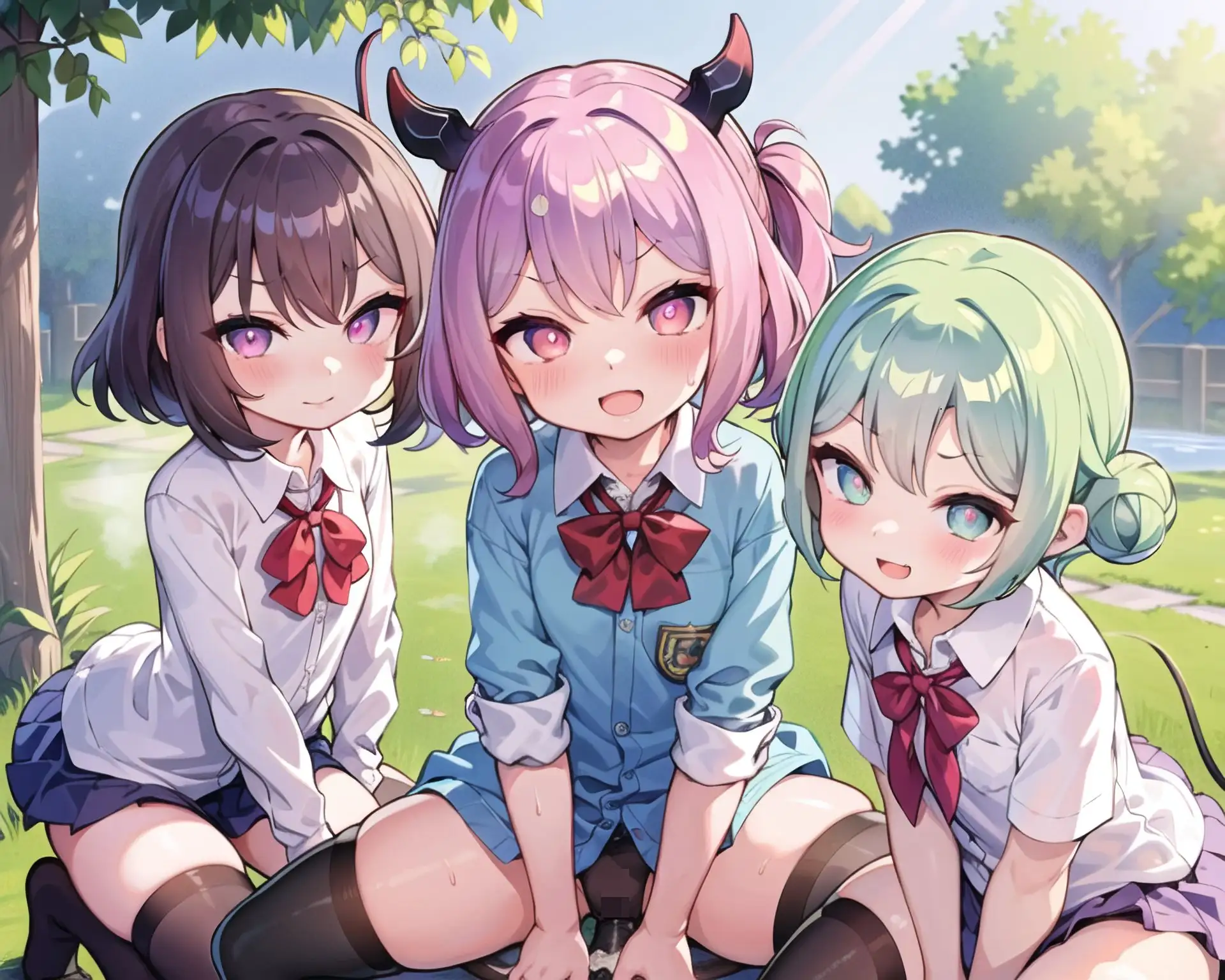 サキュバスxハーレム6_学生服編2 7ページ