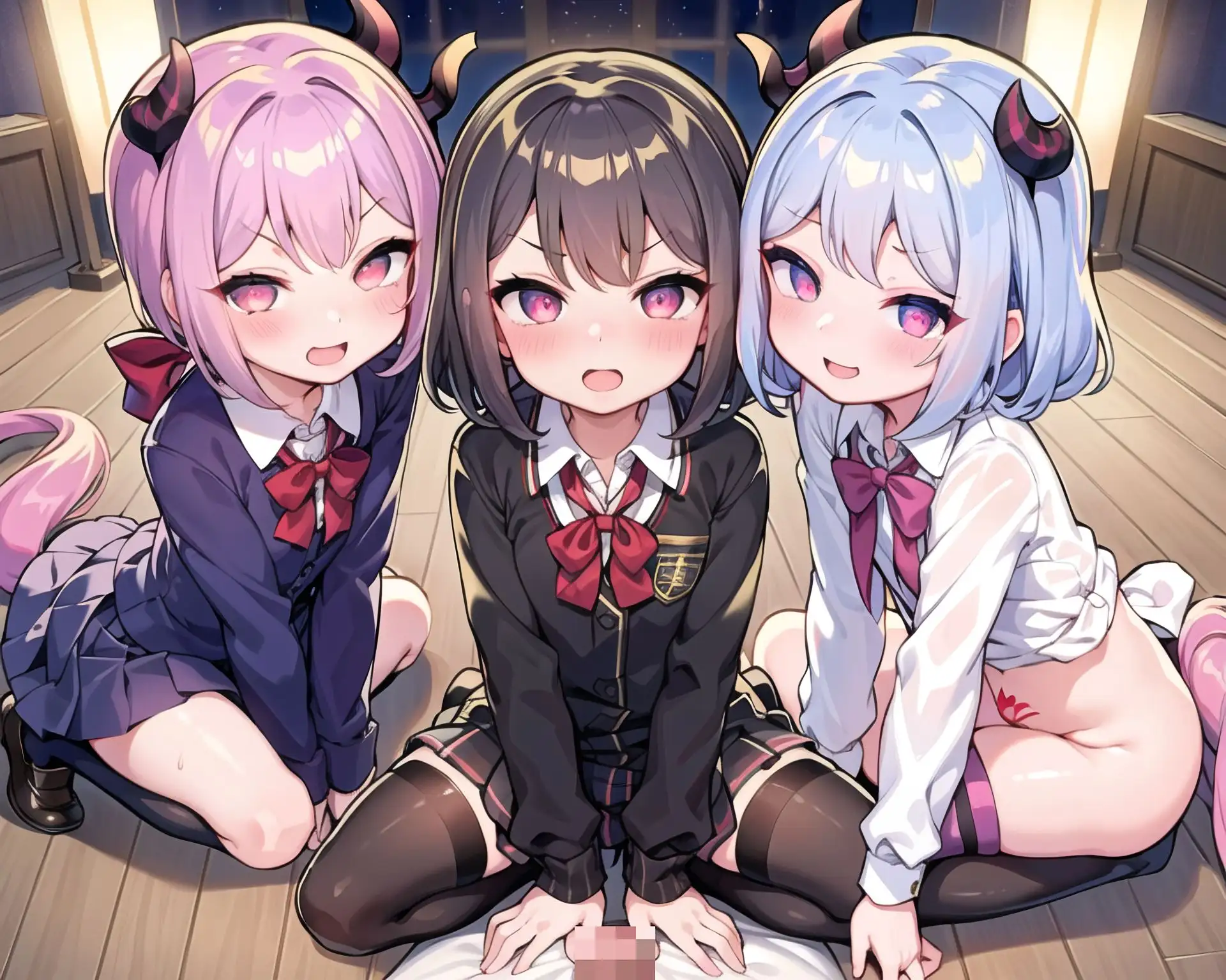 サキュバスxハーレム6_学生服編2 8ページ