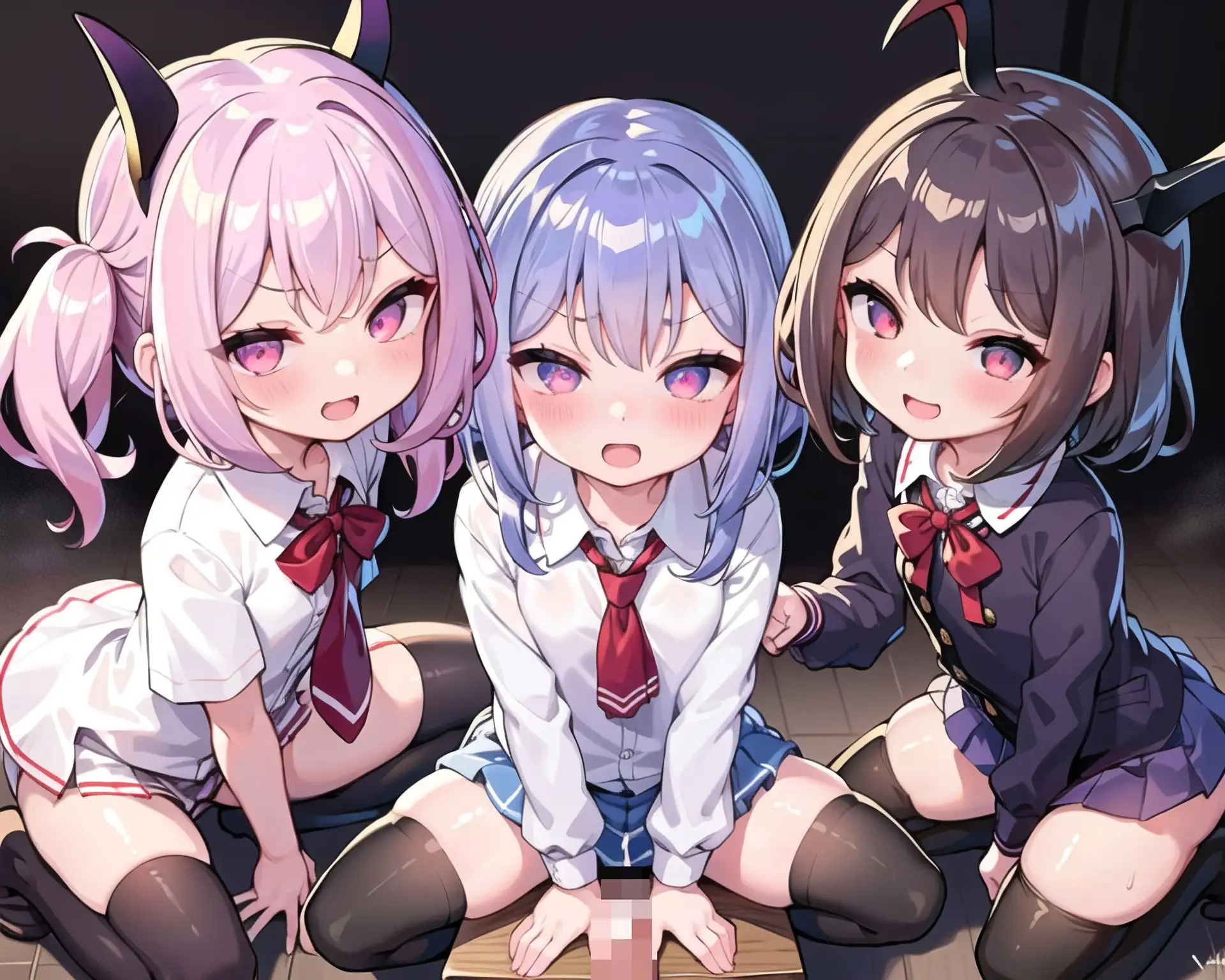 サキュバスxハーレム6_学生服編2 14ページ