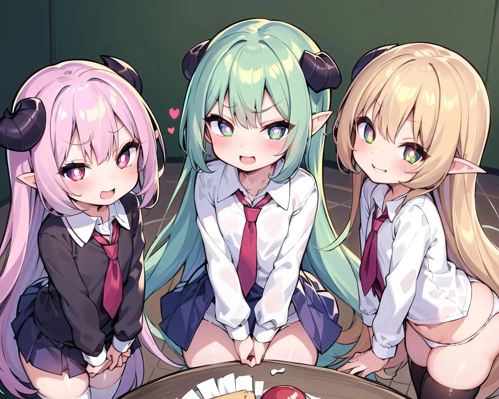 サキュバスxハーレム6_学生服編2 15ページ