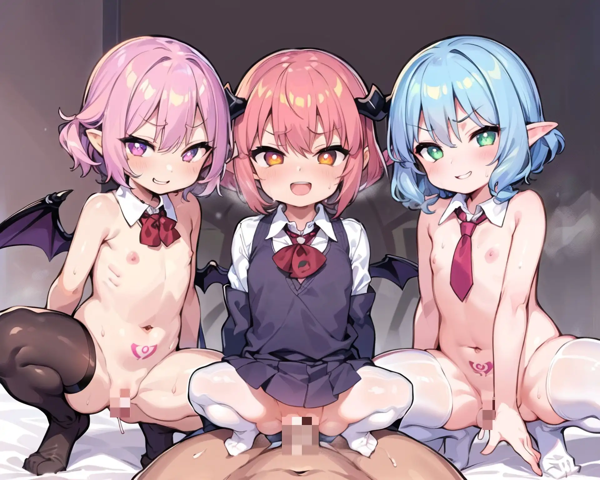 サキュバスxハーレム6_学生服編2 18ページ