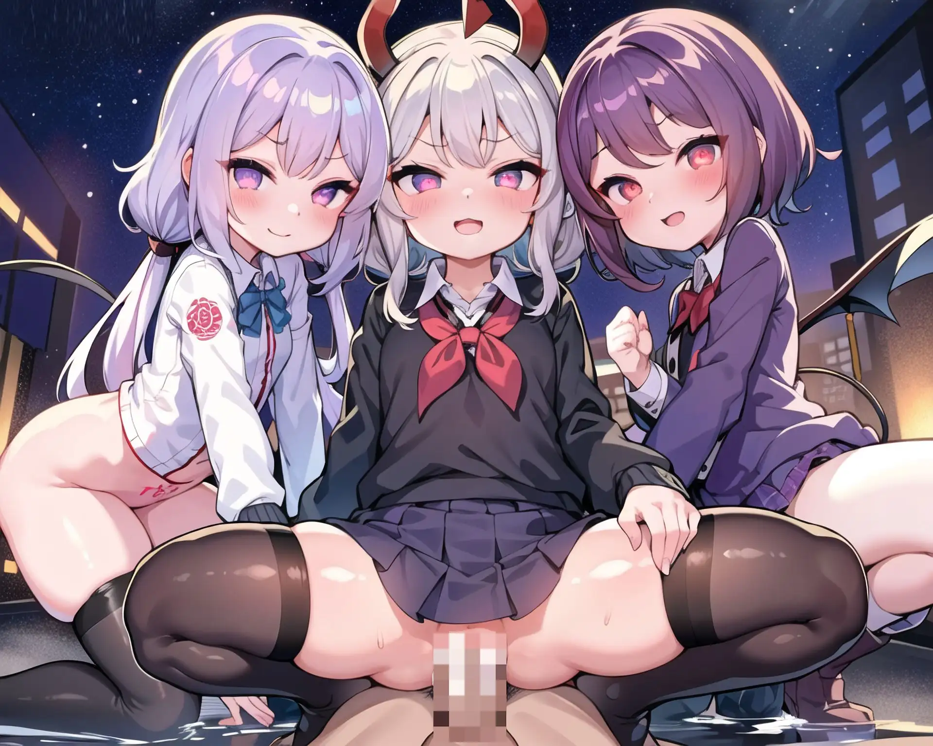 サキュバスxハーレム6_学生服編2 21ページ