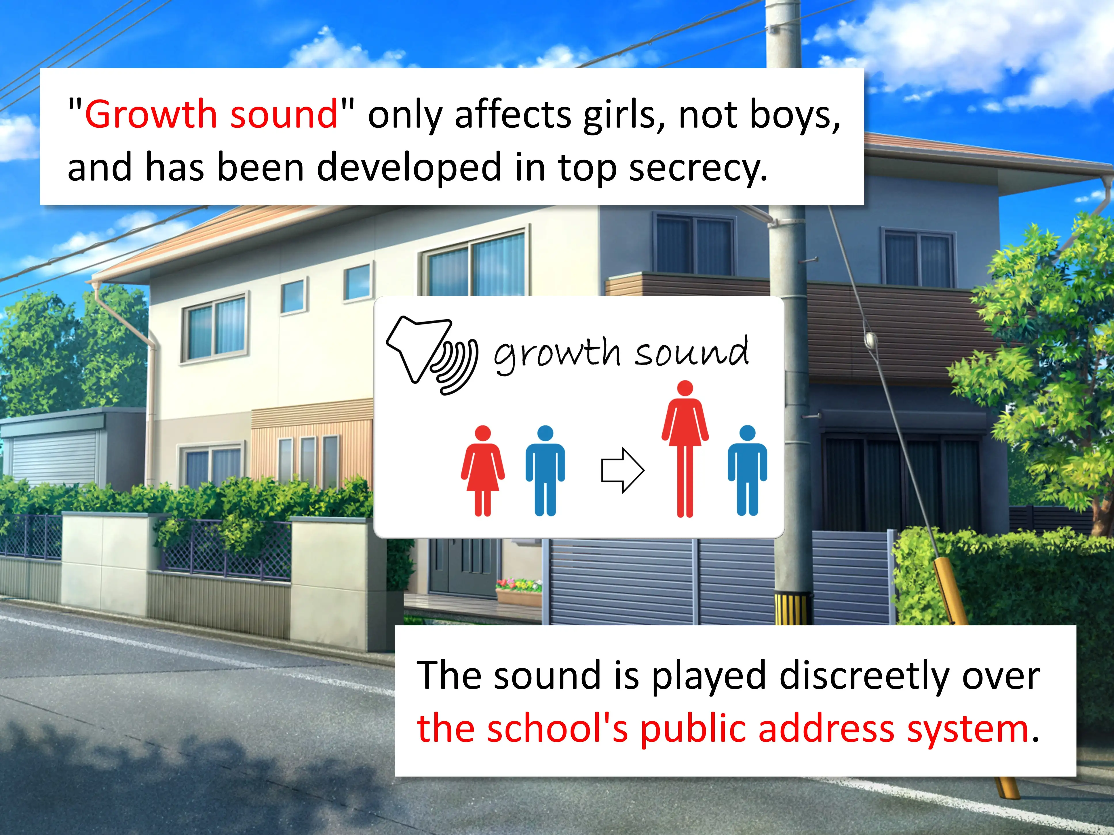 Outgrowing only girls， Overtake boys， Growth sound. Home tutor Arc 2ページ
