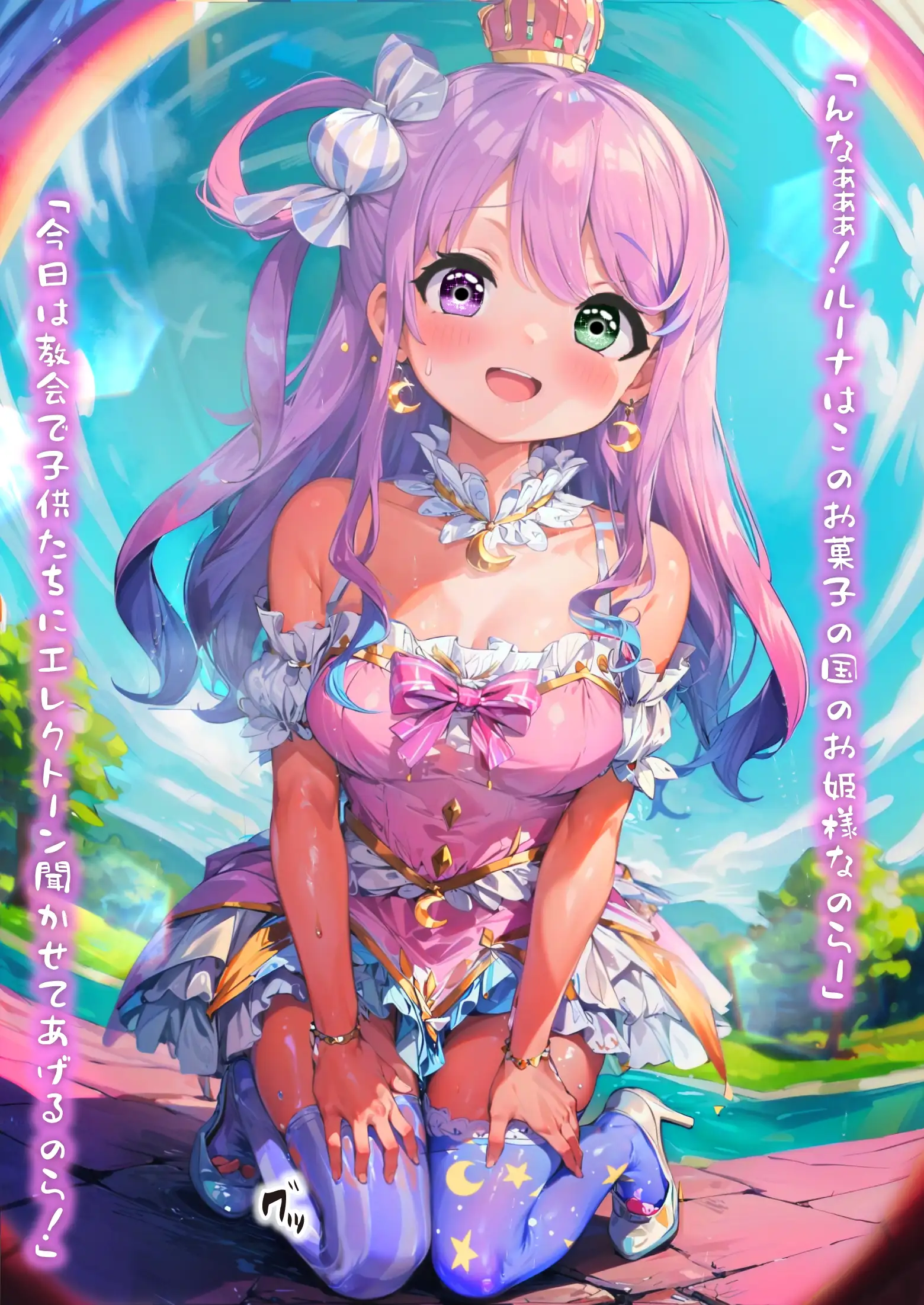 ほろえっちらいぶ んなっしょいっ！ルーナたん淫具調教姫から娼婦へ奴●堕ち 2ページ