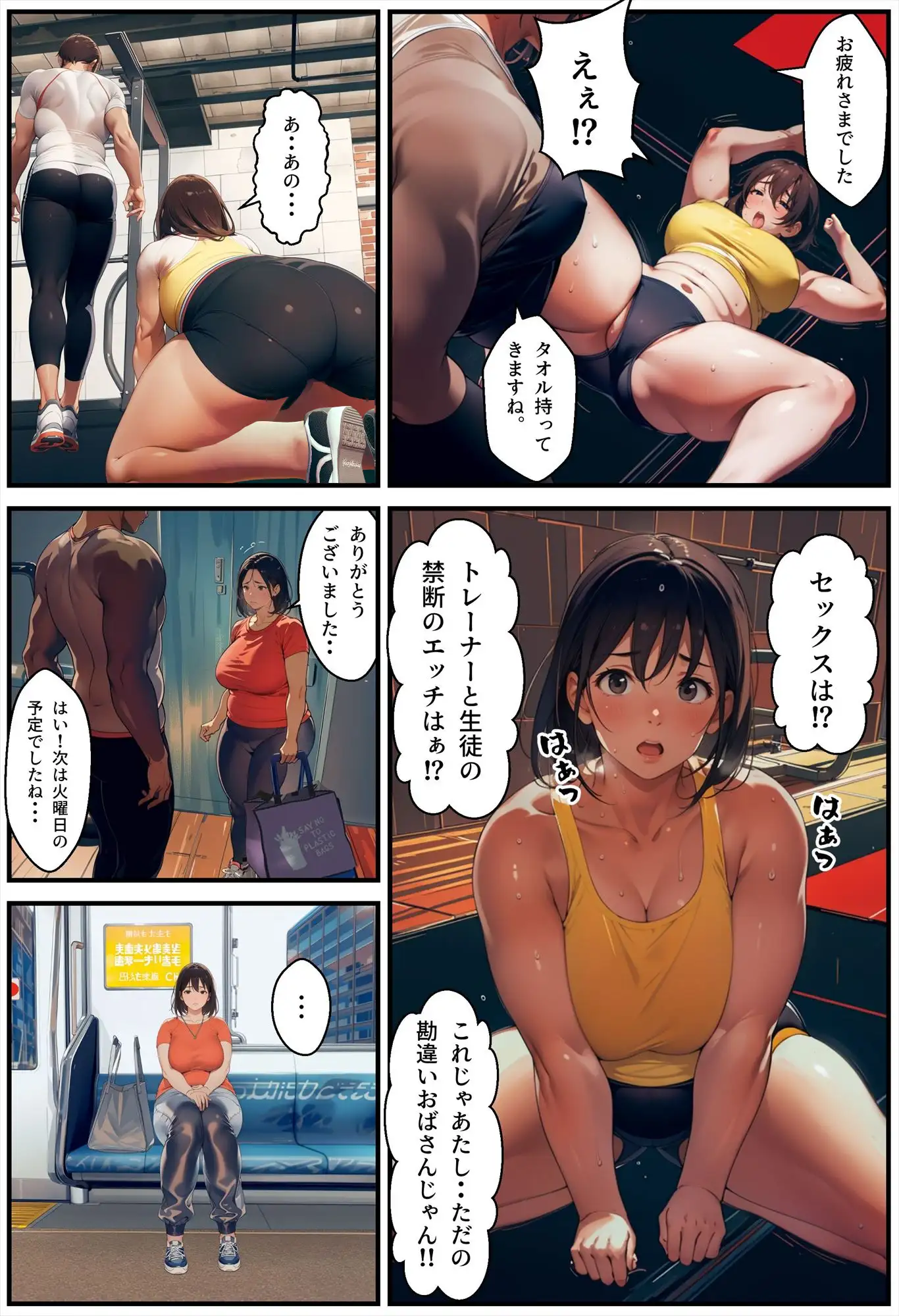 寝取られパーソナルジム カラダを鍛えたその先に 11ページ