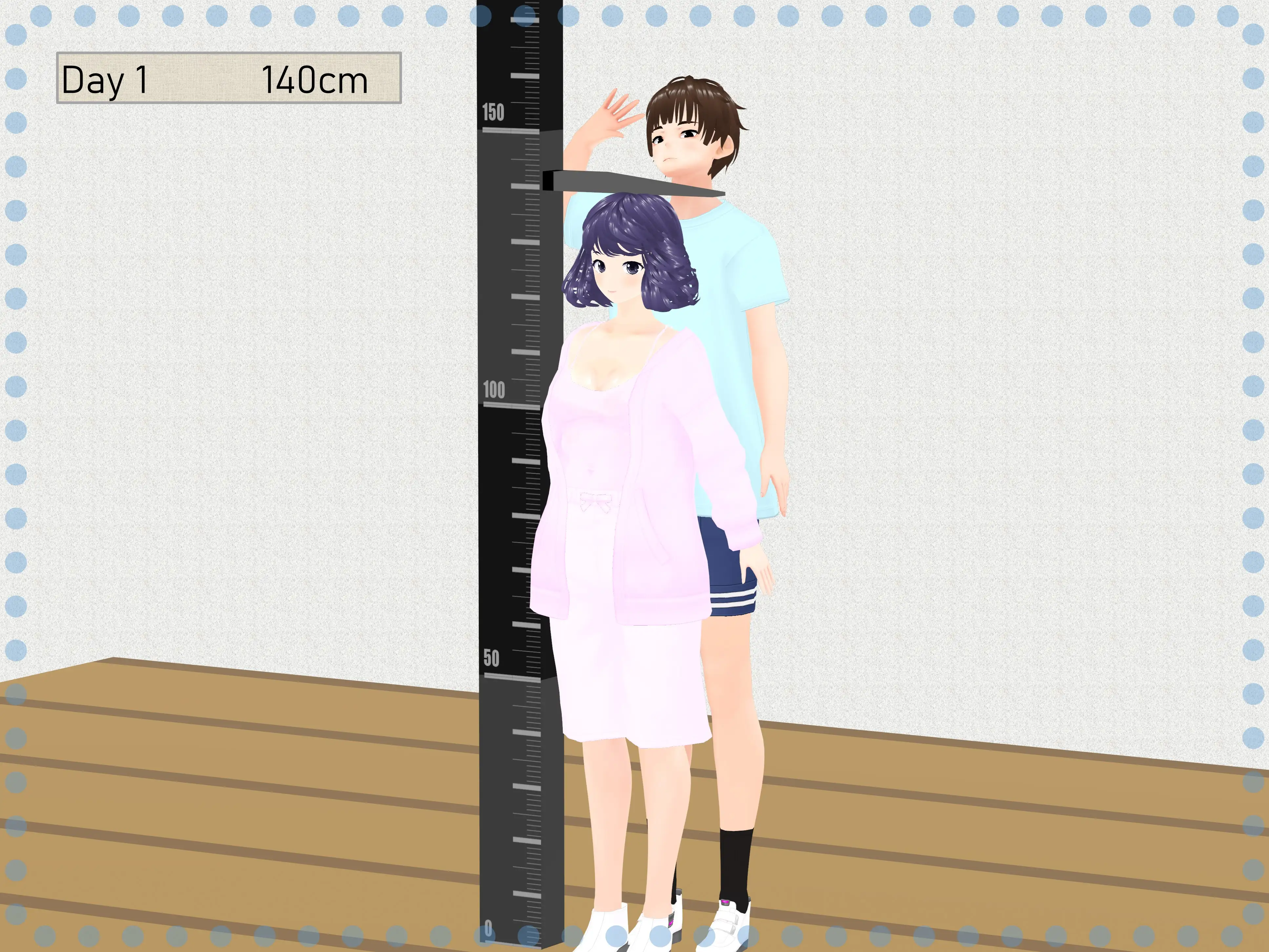 Outgrowing only girls， Overtake boys， Growth sound. Visiting the friend Arc 11ページ