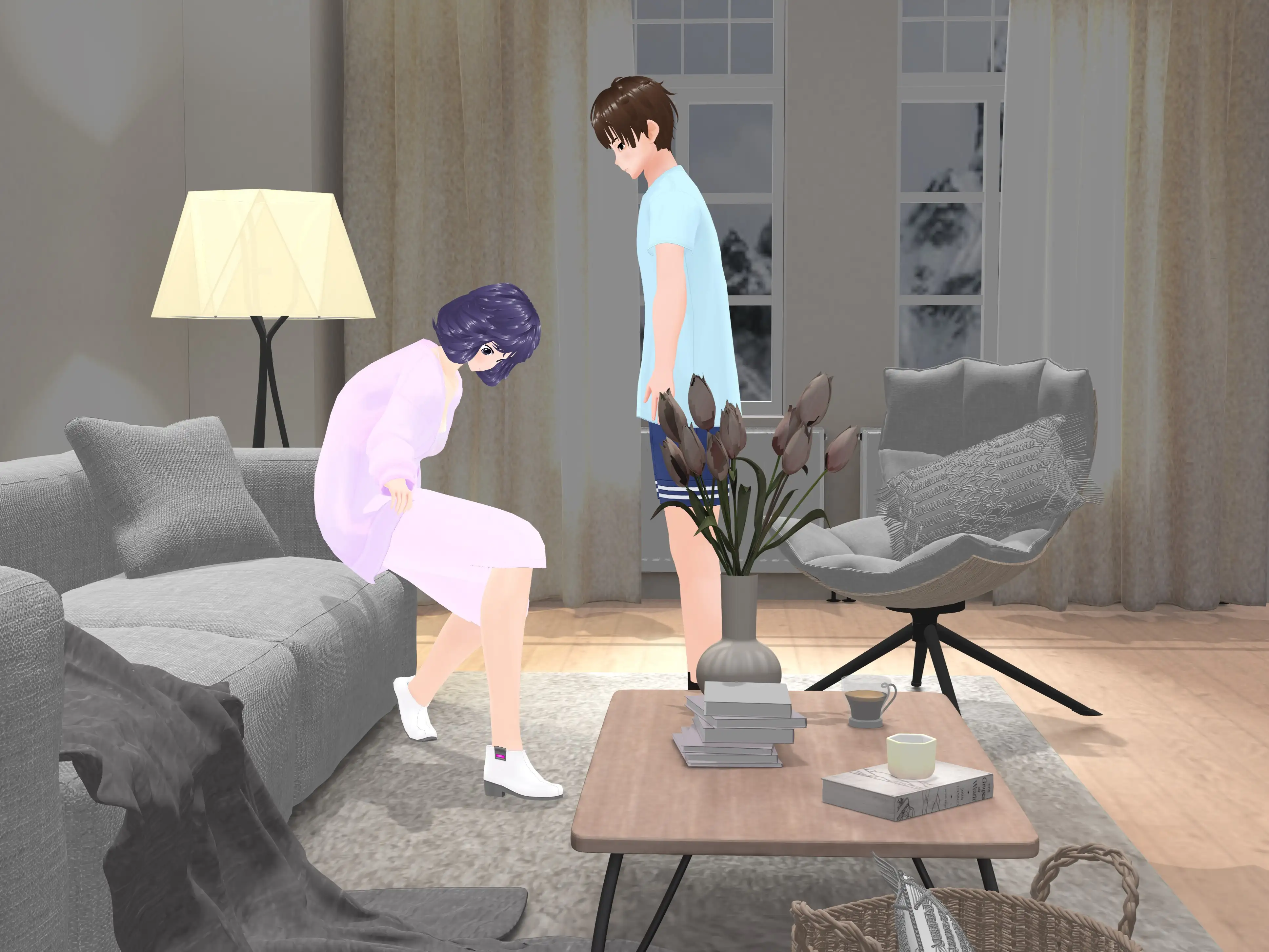 Outgrowing only girls， Overtake boys， Growth sound. Visiting the friend Arc 21ページ