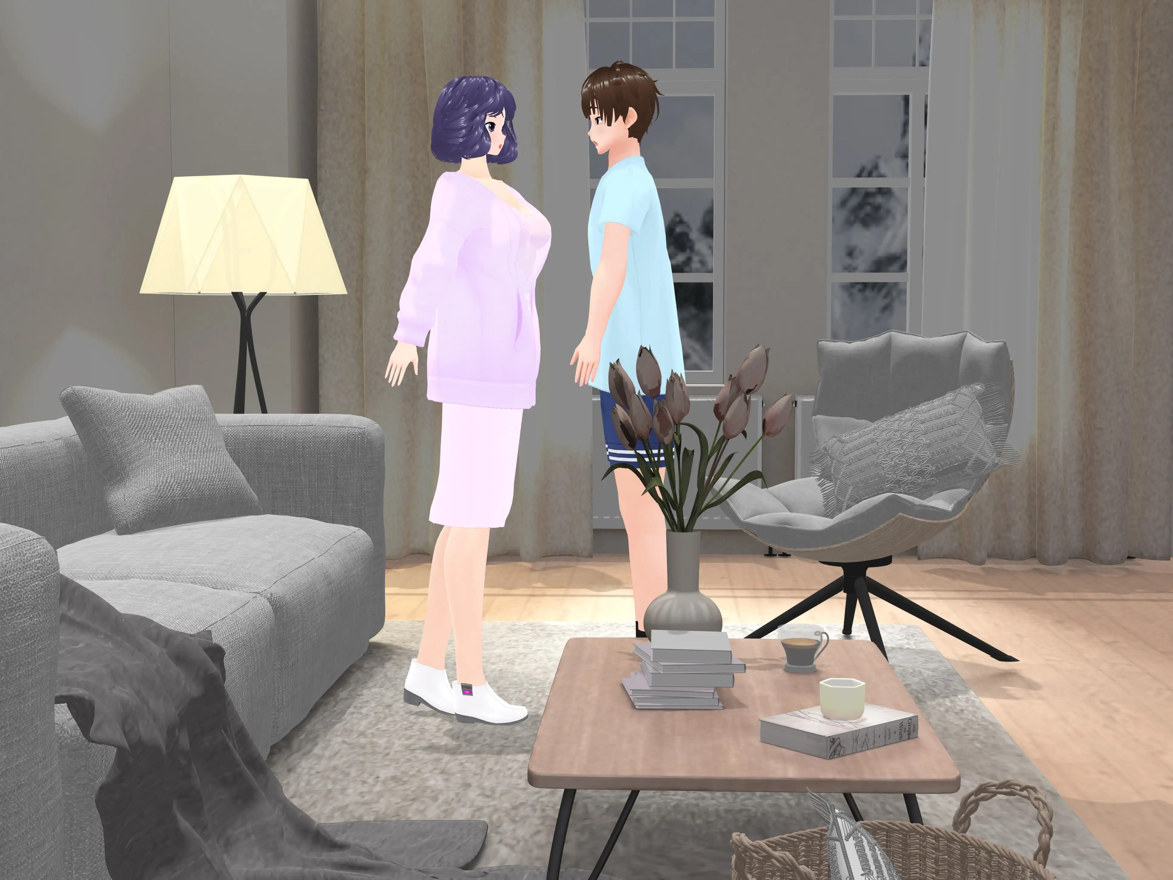 Outgrowing only girls， Overtake boys， Growth sound. Visiting the friend Arc 23ページ