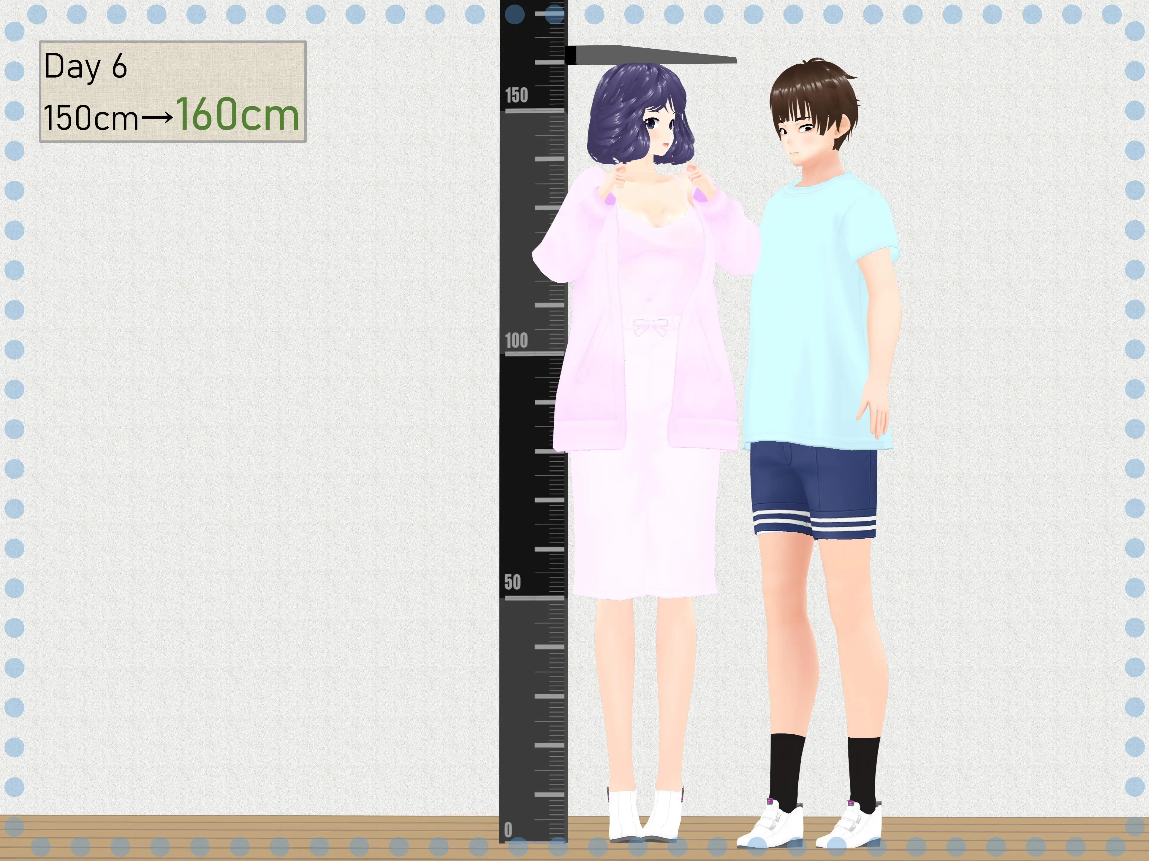 Outgrowing only girls， Overtake boys， Growth sound. Visiting the friend Arc 30ページ