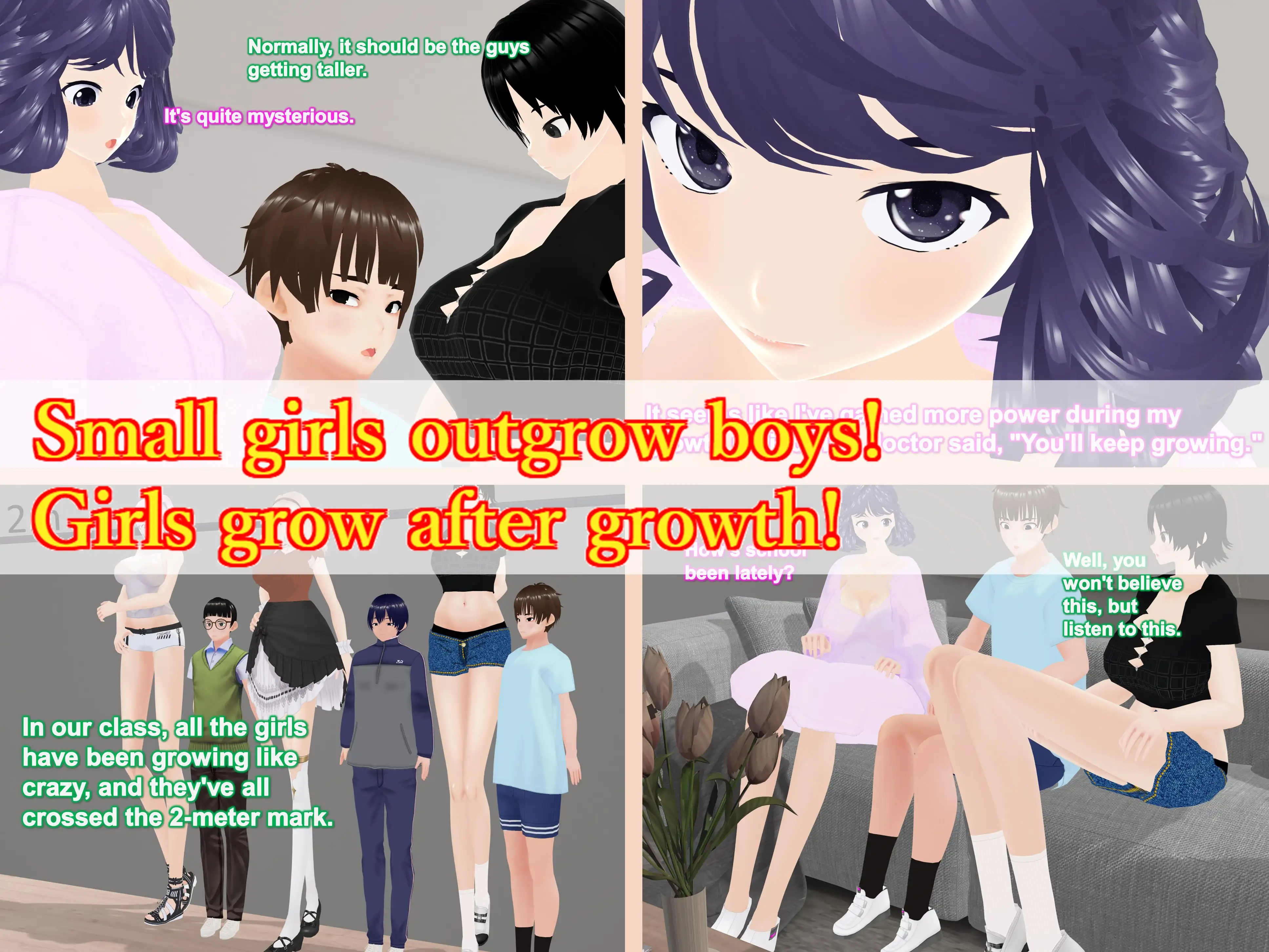 Outgrowing only girls， Overtake boys， Growth sound. Visiting the friend Arc 39ページ