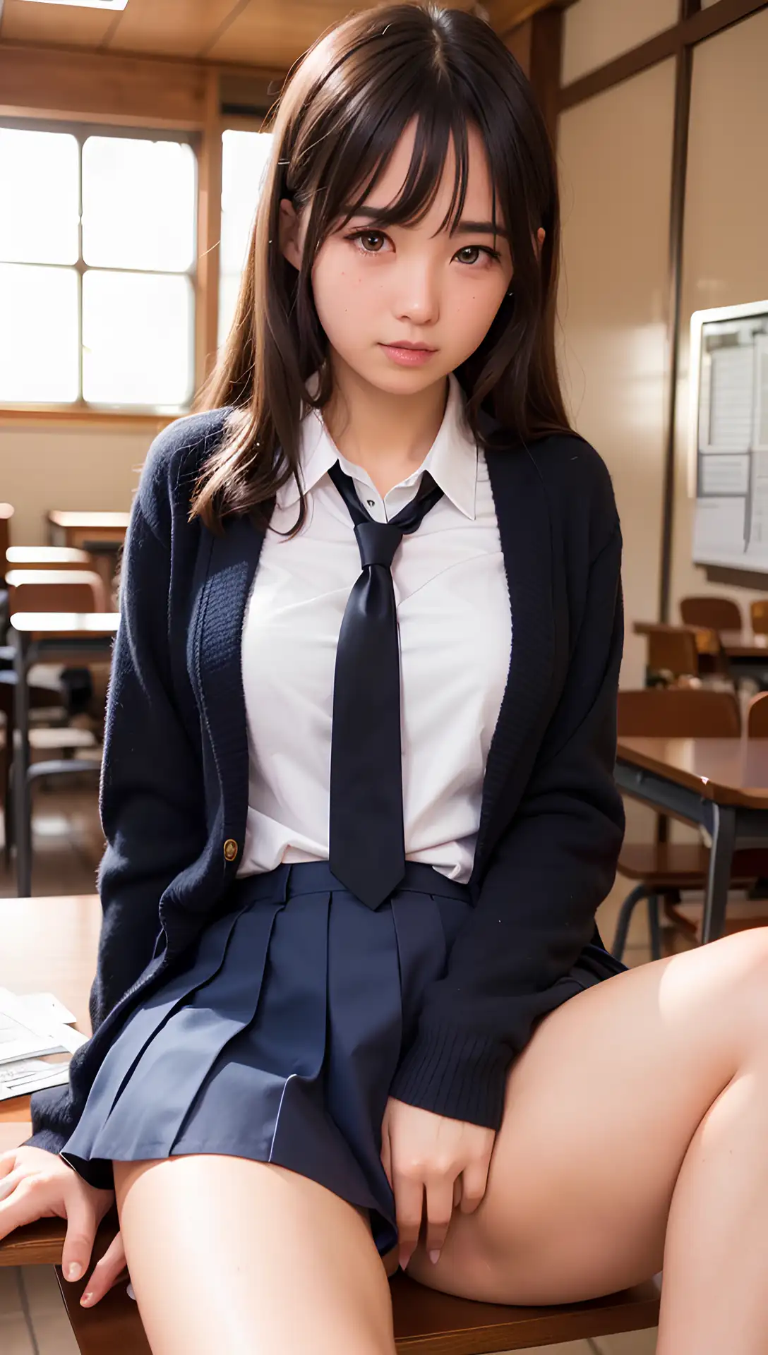 女子校生のスカートの下は汚パンツ！？ノーパン！？ 3ページ