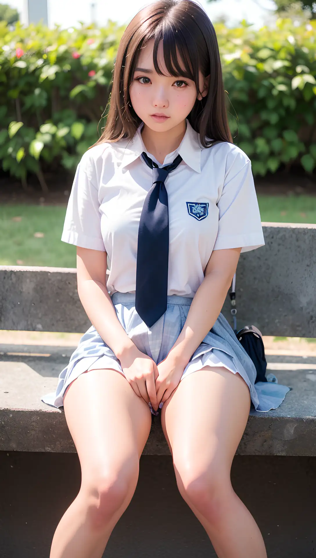 女子校生のスカートの下は汚パンツ！？ノーパン！？ 5ページ