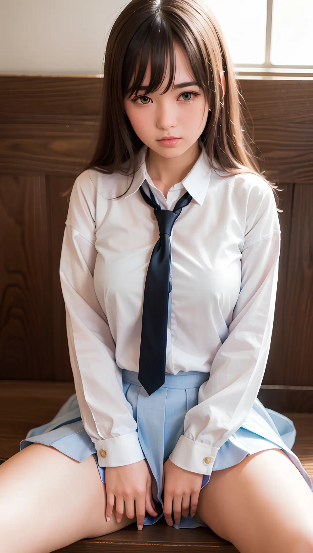 女子校生のスカートの下は汚パンツ！？ノーパン！？ 6ページ