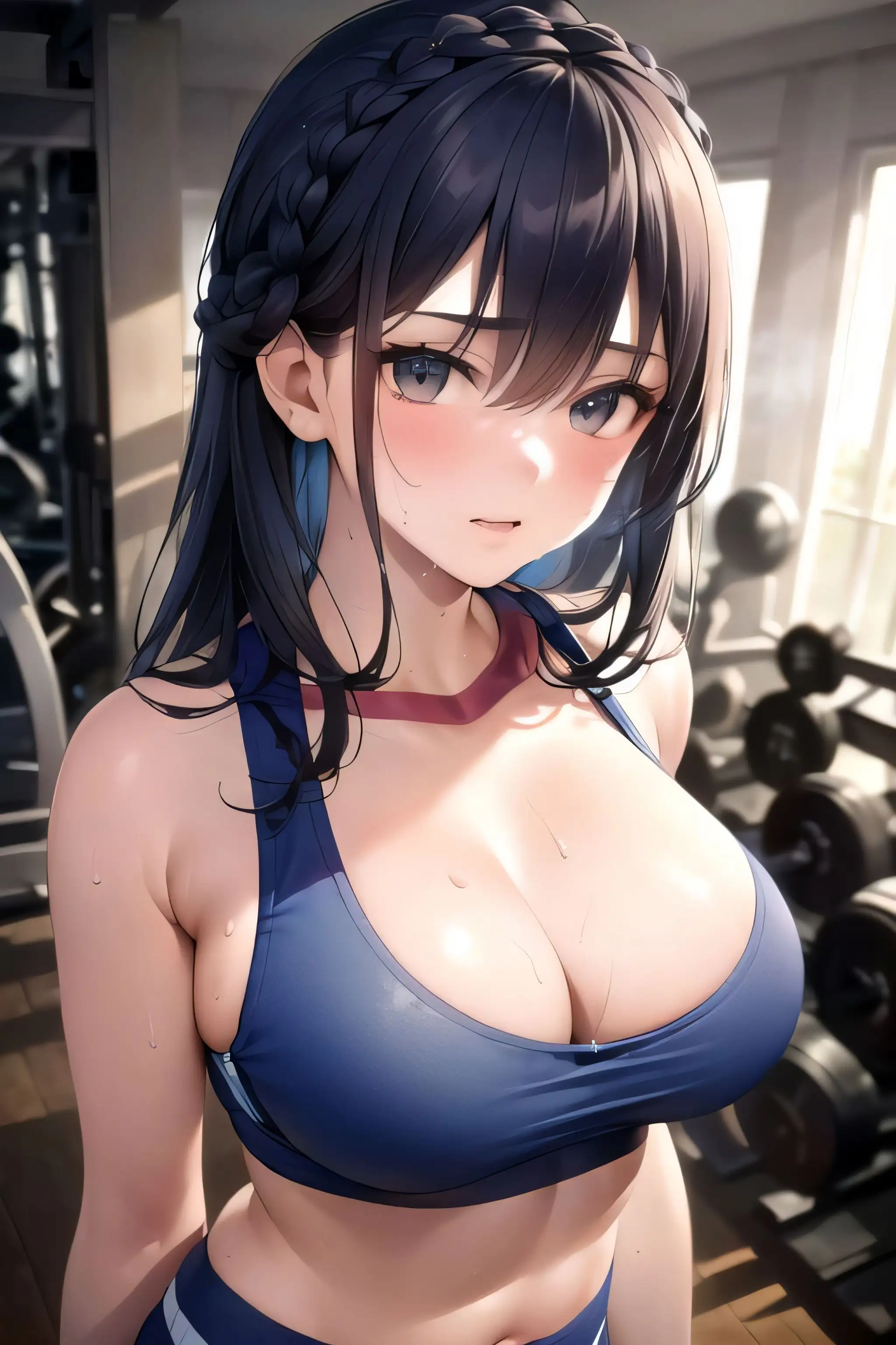 ノーモザイク！ジムのお姉さんの誘惑 14ページ