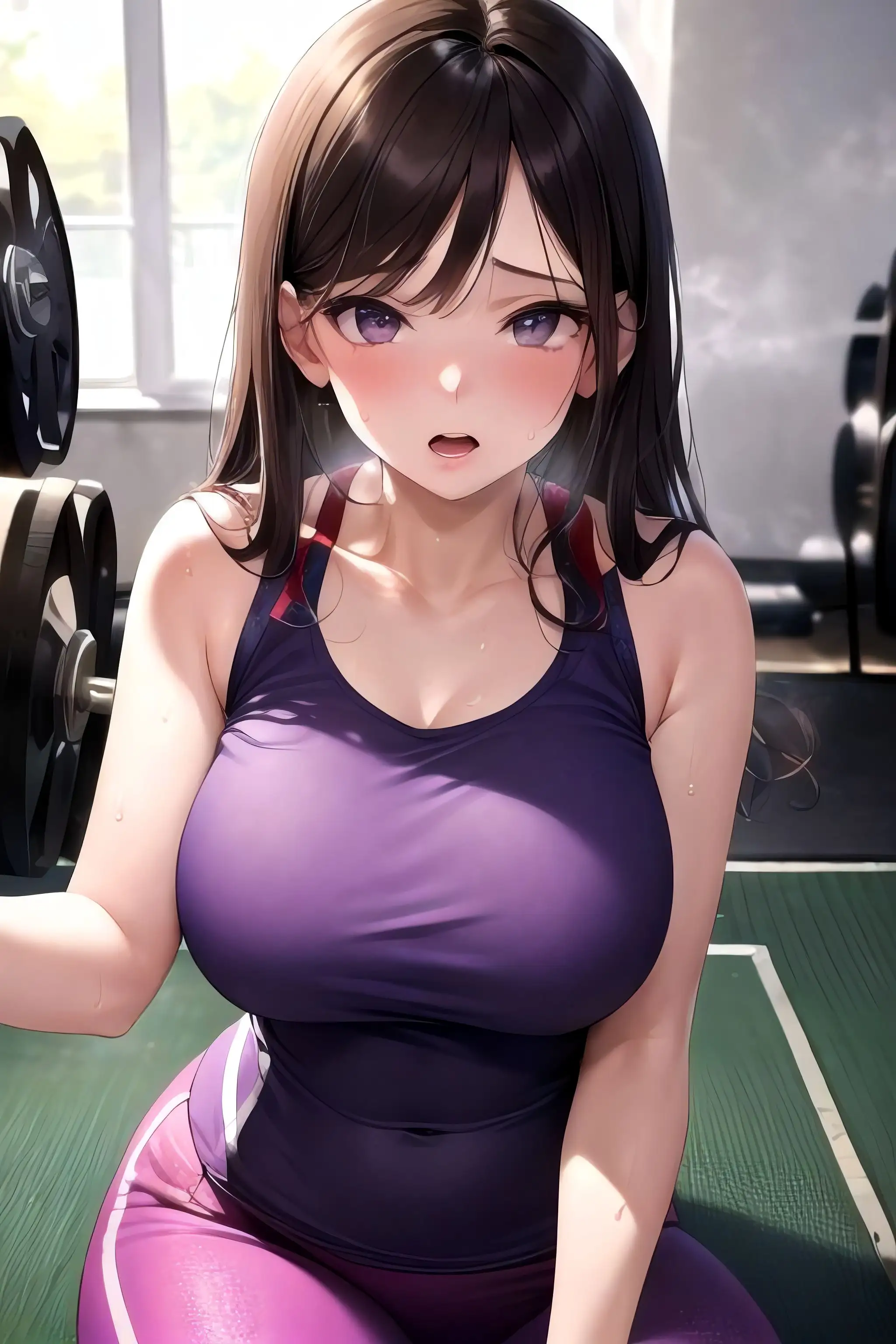 ノーモザイク！ジムのお姉さんの誘惑 18ページ