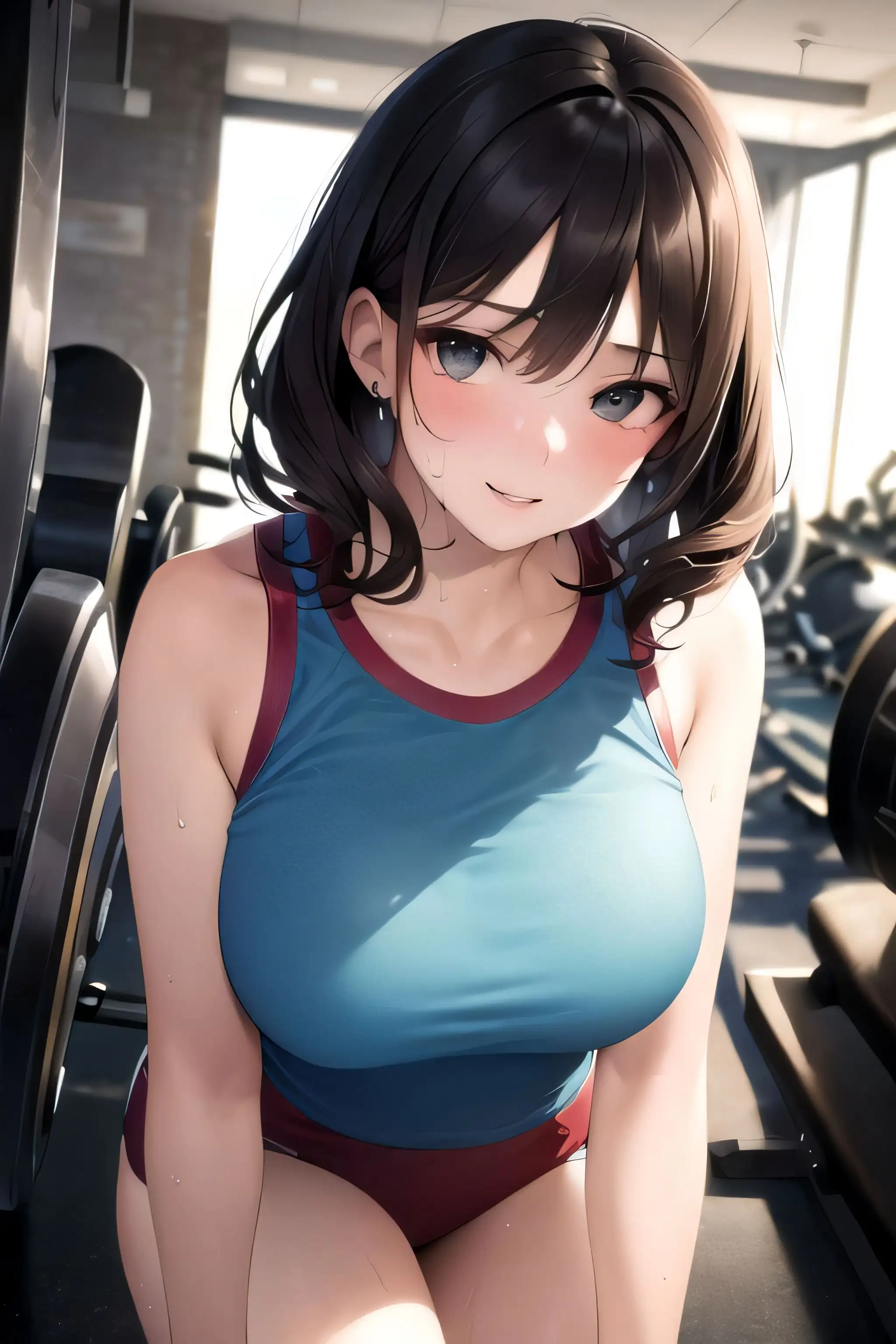 ノーモザイク！ジムのお姉さんの誘惑 22ページ