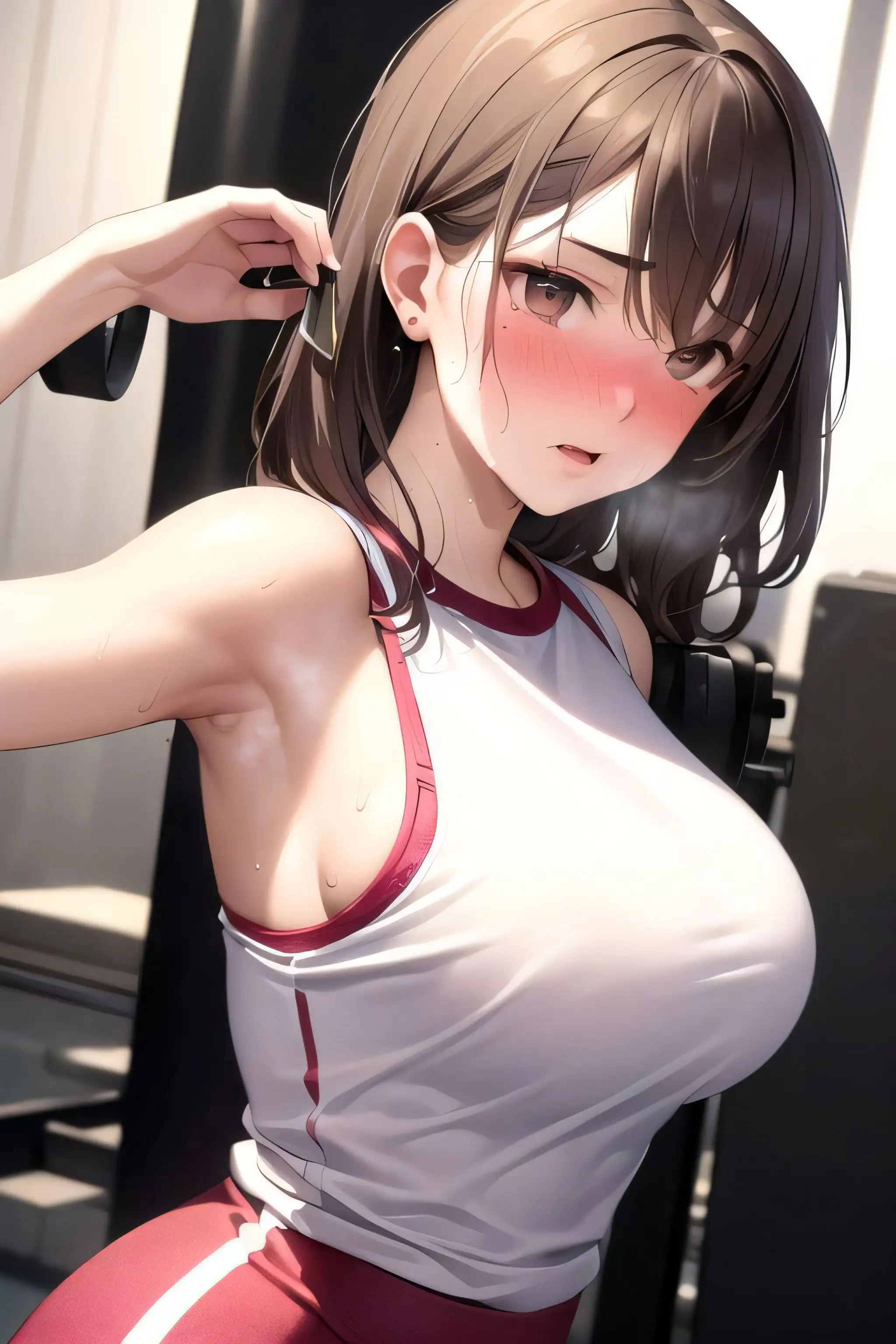 ノーモザイク！ジムのお姉さんの誘惑 25ページ