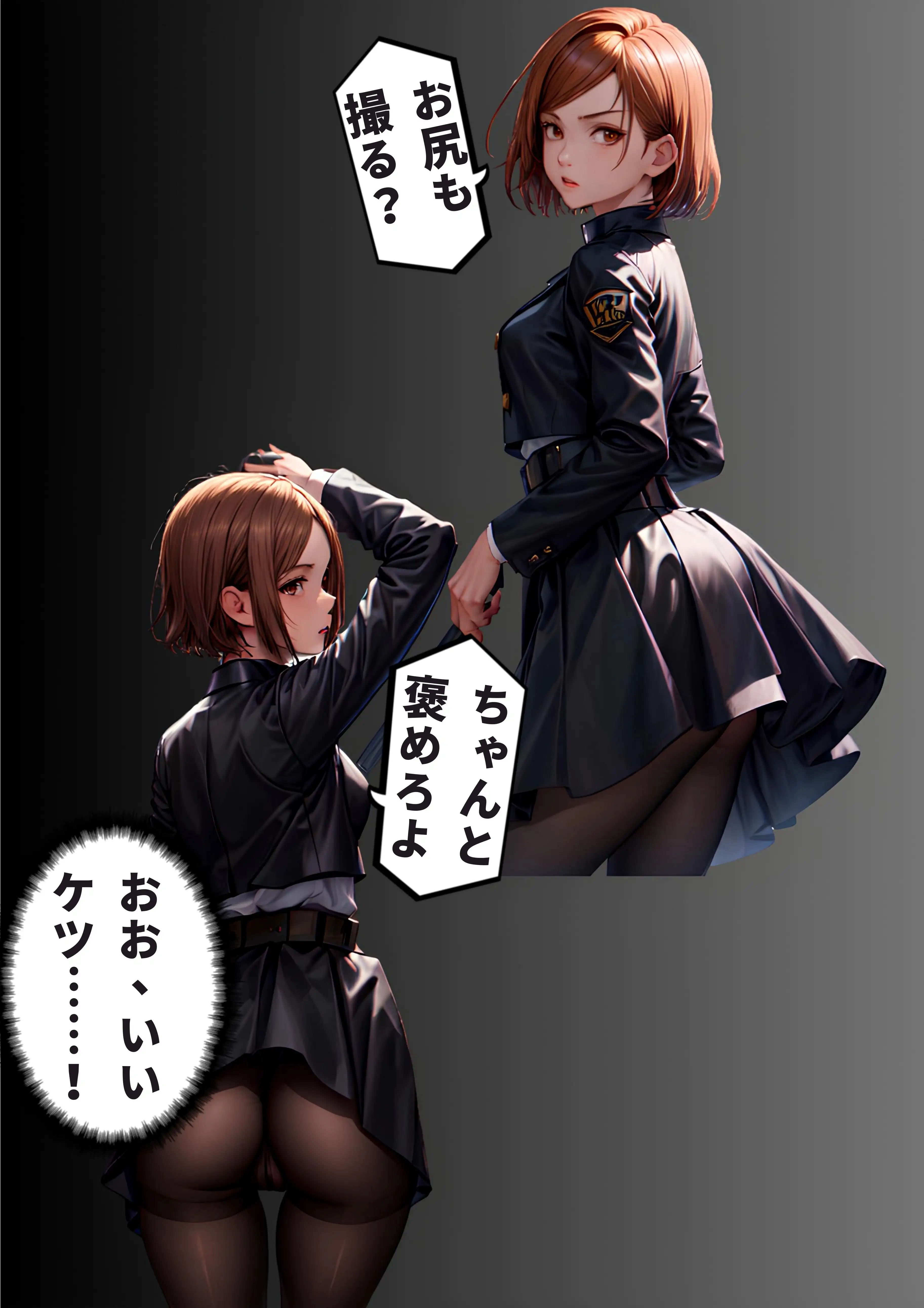 ケツとタッパがデカイ女 JEPG漫画追加 9ページ