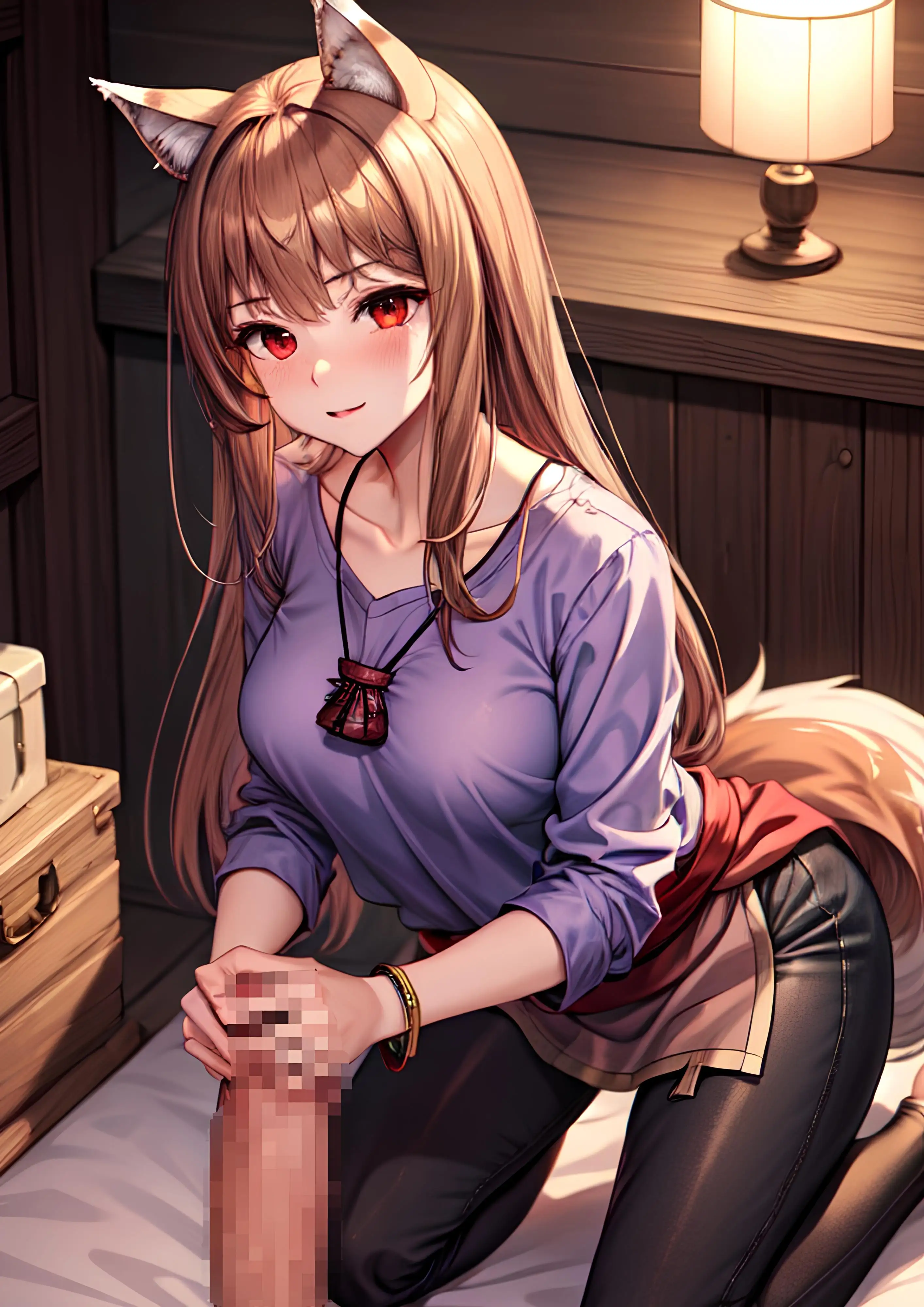 いいのか？ 神de狼noババアni はじめてを奪われて うん…よし！ 3ページ