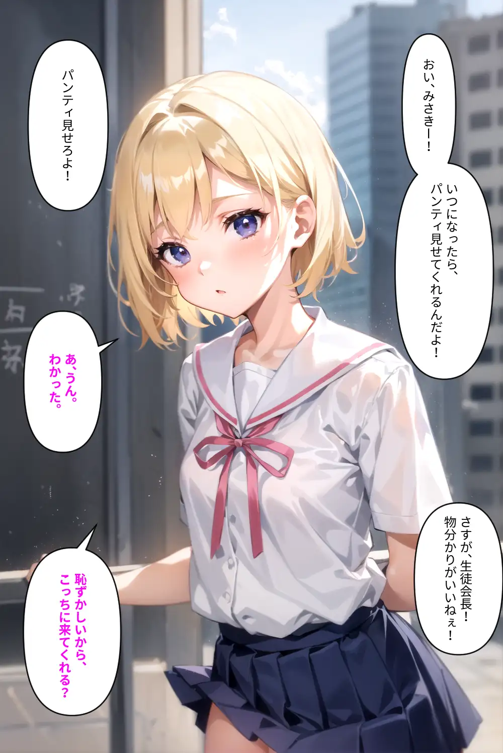 とある学園の生徒会長 〜ヤンキーにド変態調教されてドМ露出狂と化す〜 13ページ