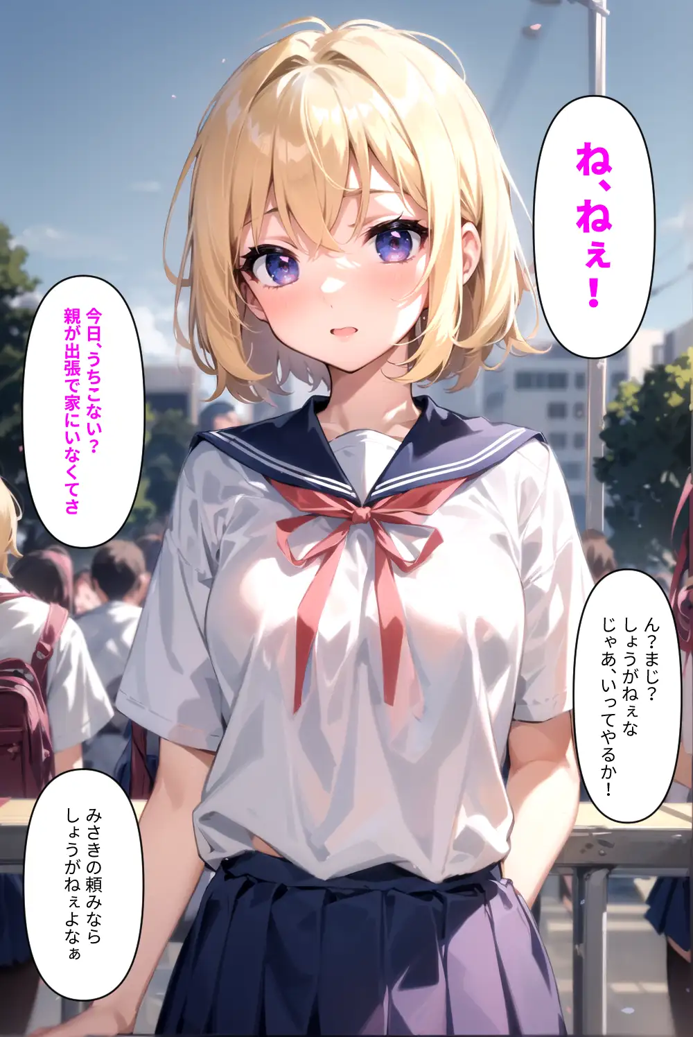 とある学園の生徒会長 〜ヤンキーにド変態調教されてドМ露出狂と化す〜 55ページ