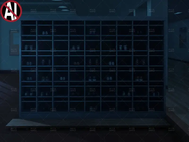 みにくる背景CG素材集『学園編』part11（Boost下駄箱） 10ページ