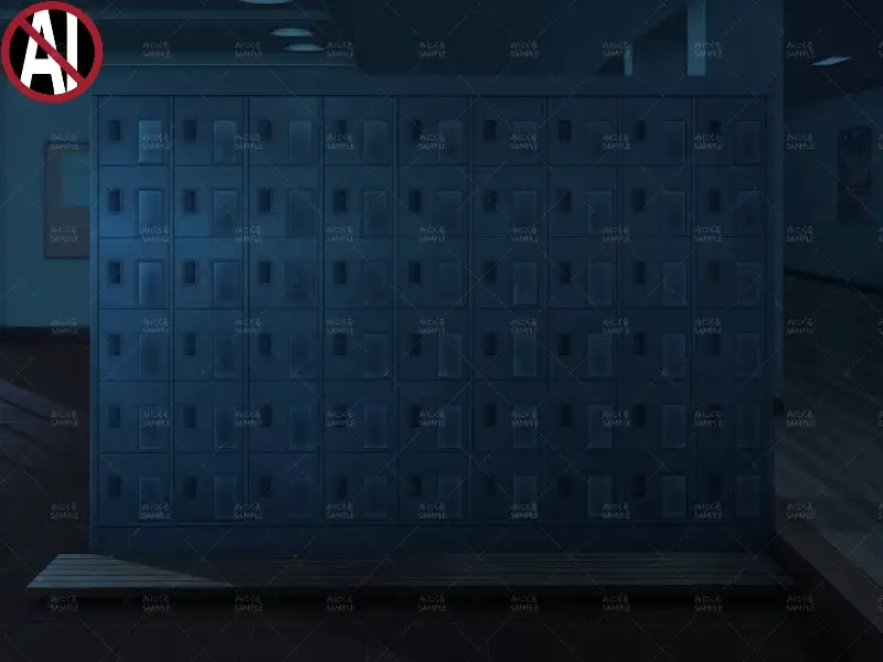 みにくる背景CG素材集『学園編』part11（Boost下駄箱） 12ページ