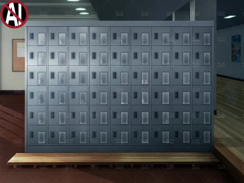 みにくる背景CG素材集『学園編』part11（Boost下駄箱） 15ページ