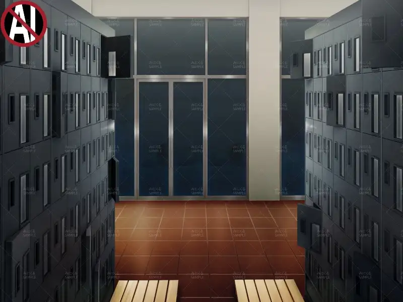 みにくる背景CG素材集『学園編』part11（Boost下駄箱） 26ページ