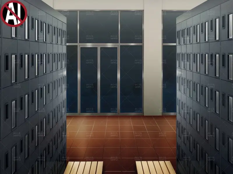 みにくる背景CG素材集『学園編』part11（Boost下駄箱） 27ページ