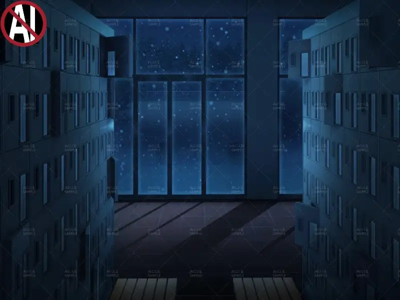 みにくる背景CG素材集『学園編』part11（Boost下駄箱） 38ページ