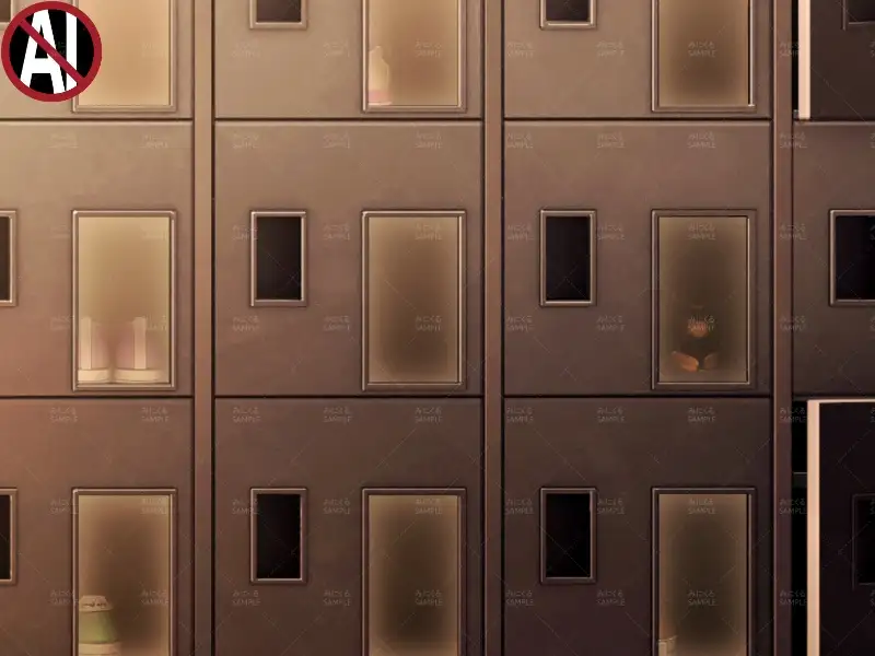 みにくる背景CG素材集『学園編』part11（Boost下駄箱） 44ページ