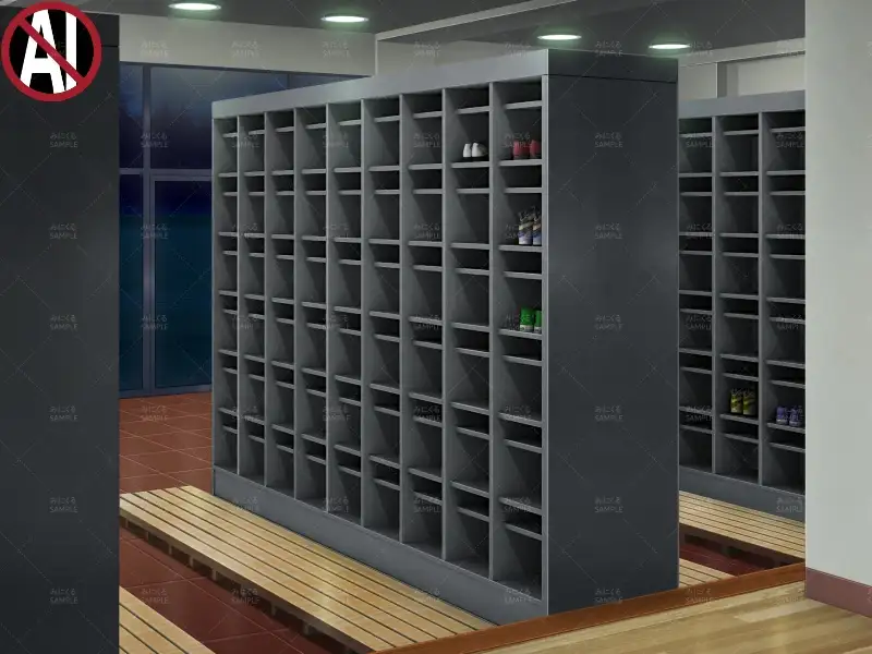 みにくる背景CG素材集『学園編』part11（Boost下駄箱） 54ページ