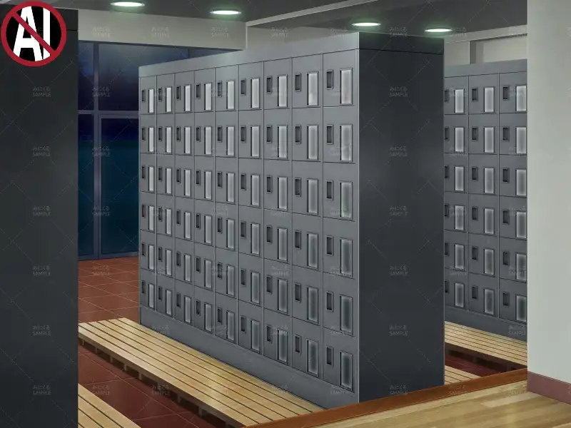 みにくる背景CG素材集『学園編』part11（Boost下駄箱） 55ページ