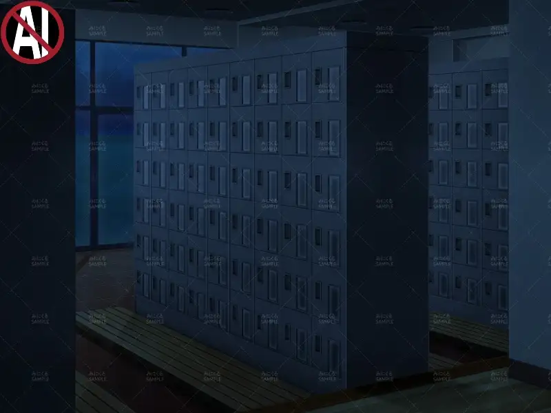 みにくる背景CG素材集『学園編』part11（Boost下駄箱） 59ページ