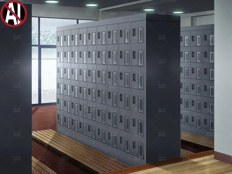 みにくる背景CG素材集『学園編』part11（Boost下駄箱） 65ページ