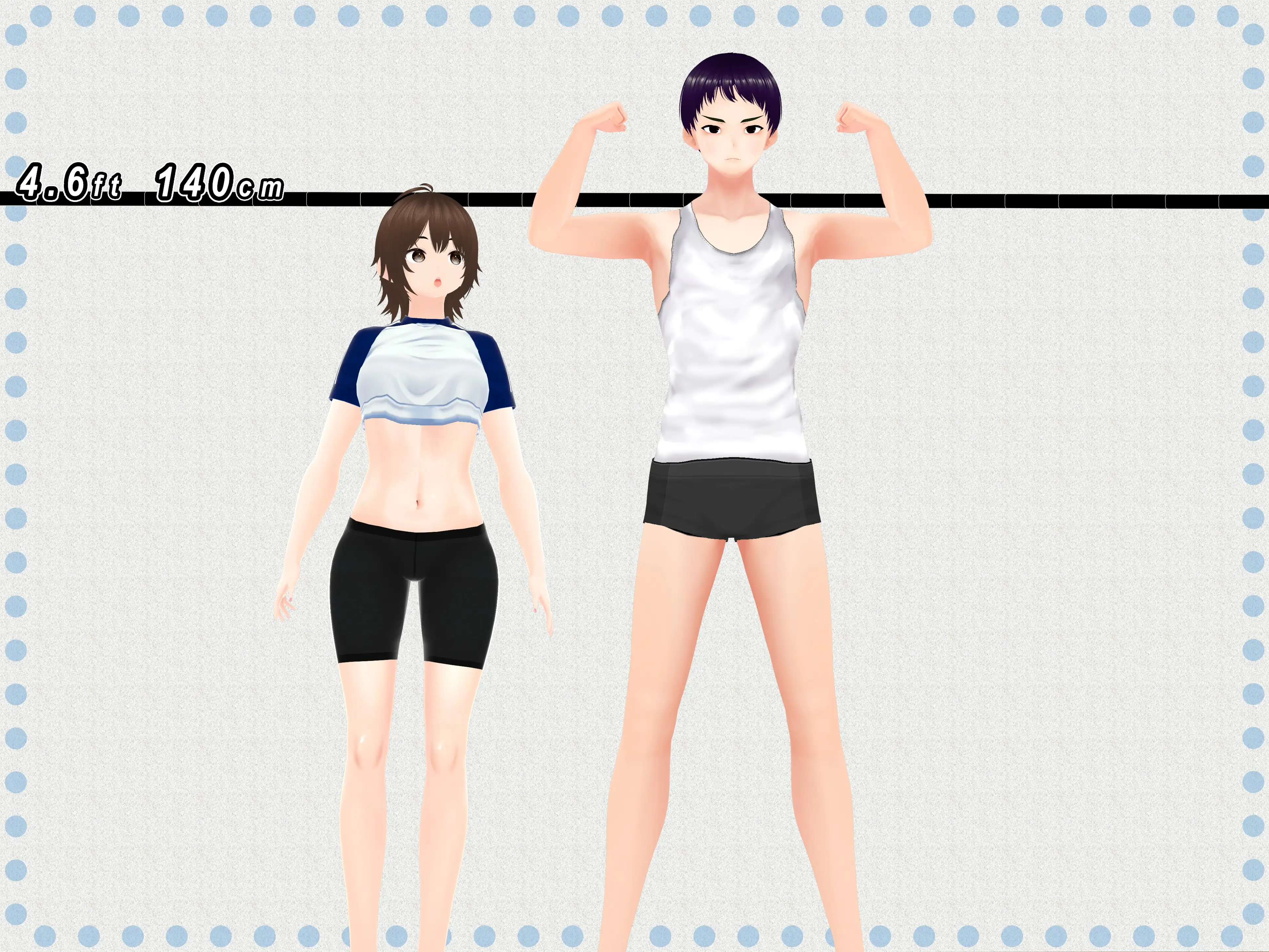 Outgrowing only girls， Overtake boys， Growth sound dumbbells Arc 12ページ