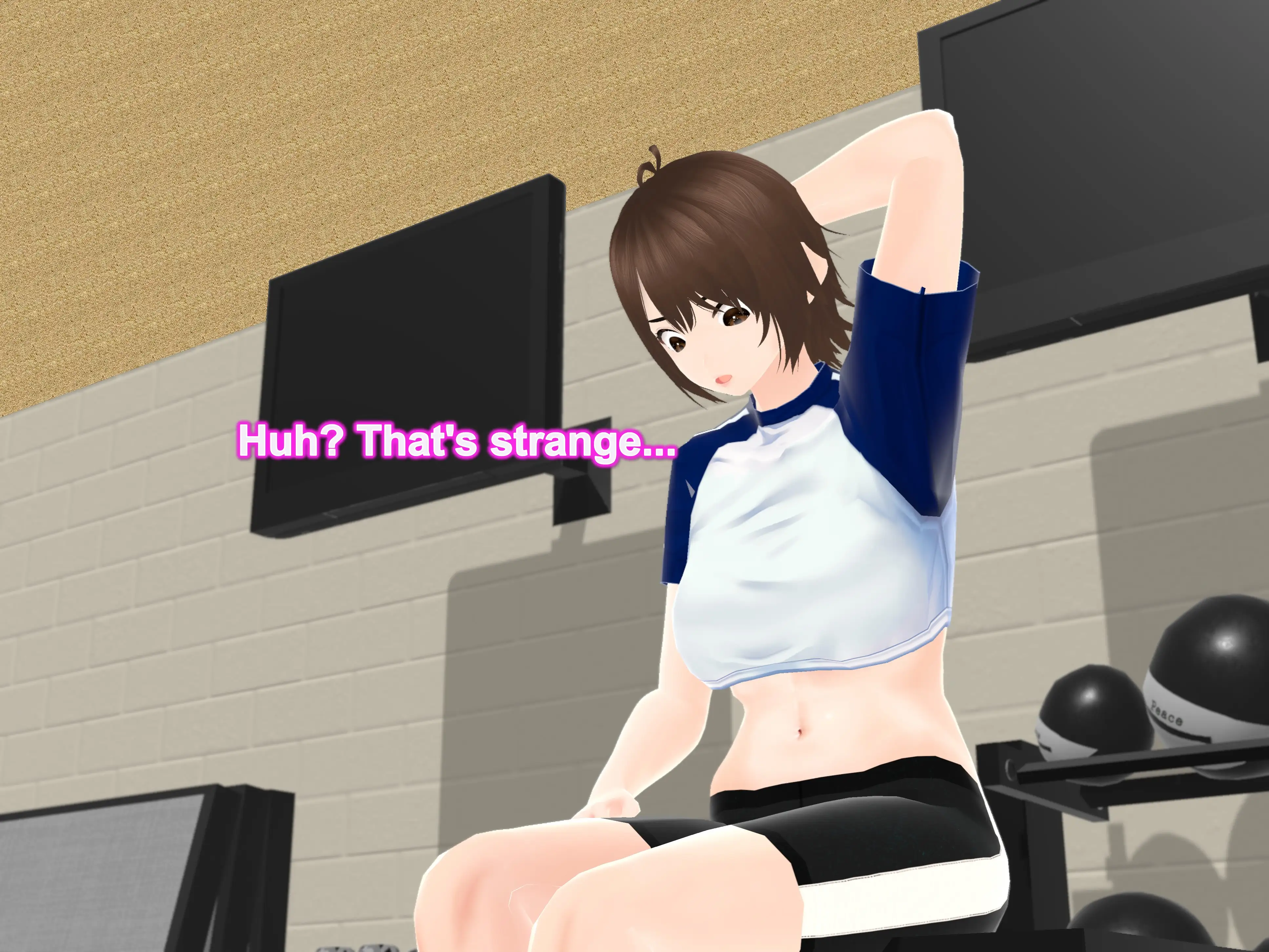 Outgrowing only girls， Overtake boys， Growth sound dumbbells Arc 14ページ