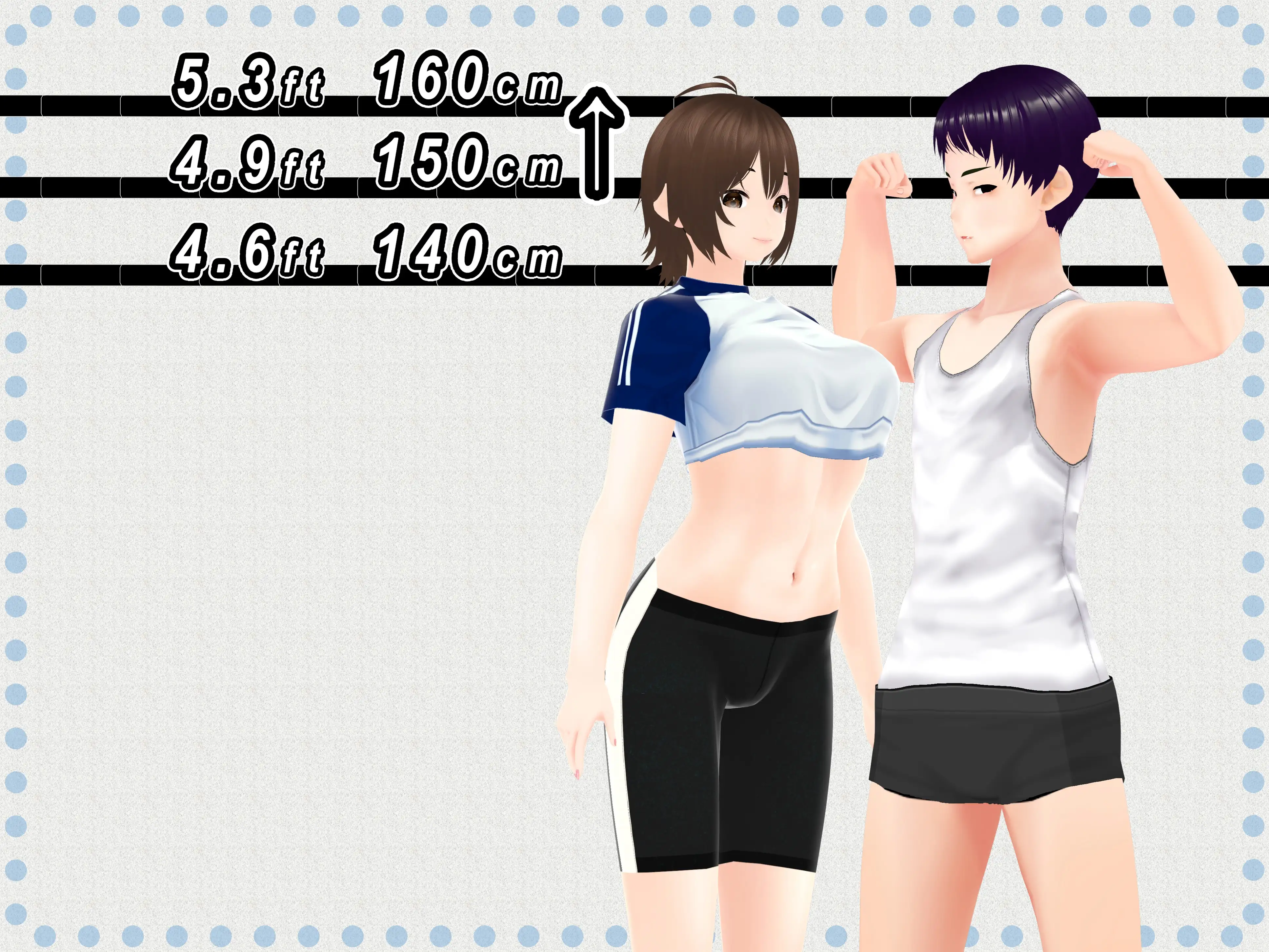 Outgrowing only girls， Overtake boys， Growth sound dumbbells Arc 29ページ