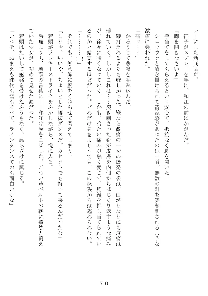 昭和集団羞辱史:物売編（夜） 71ページ