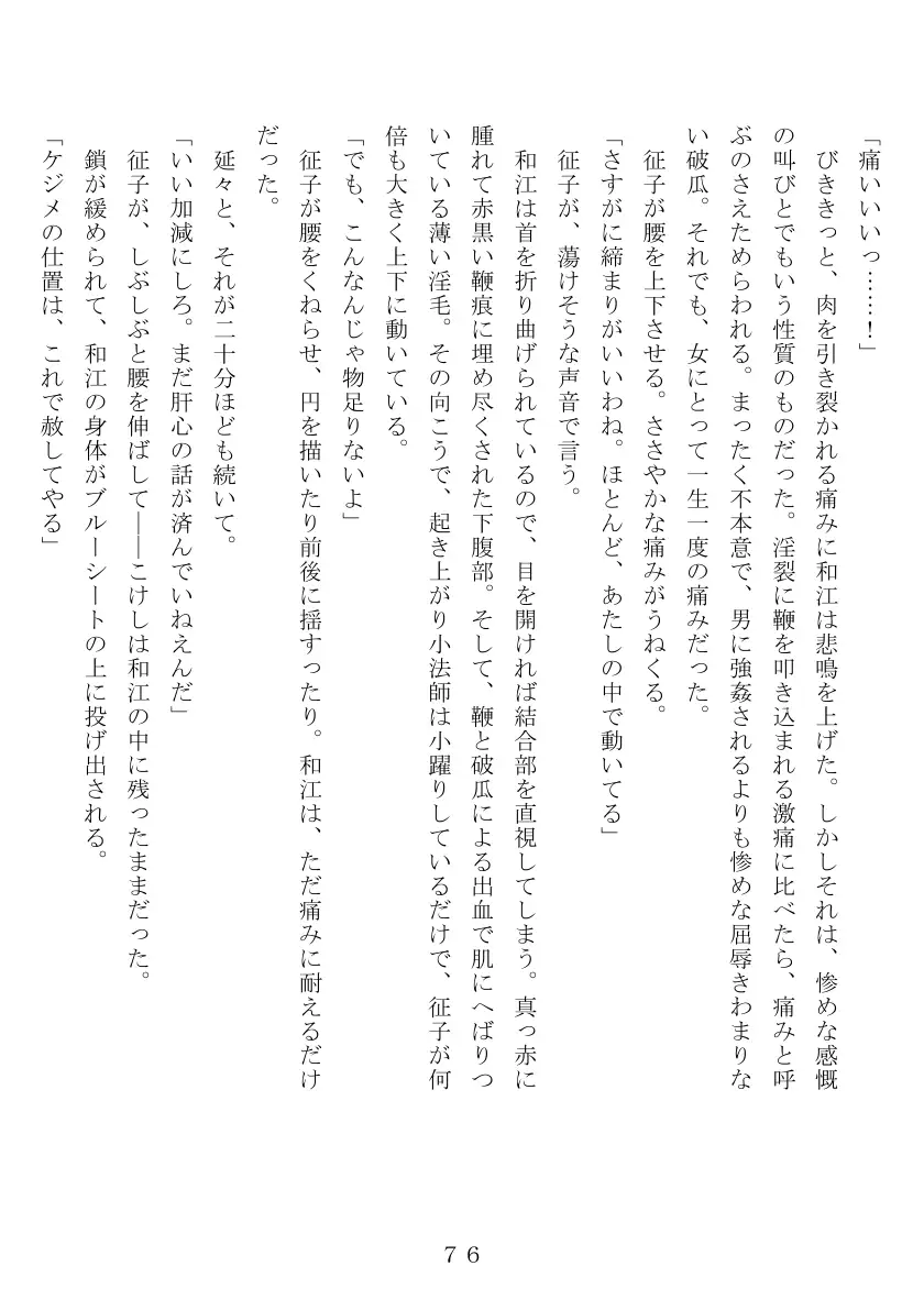 昭和集団羞辱史:物売編（夜） 77ページ