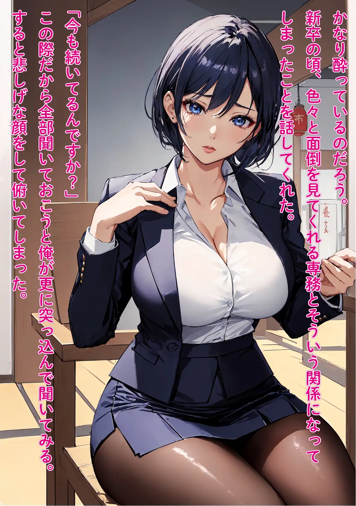 ［NTR］役員と不倫している鬼女上司を勢いで押し倒し中出し快楽堕ち 前編 18ページ