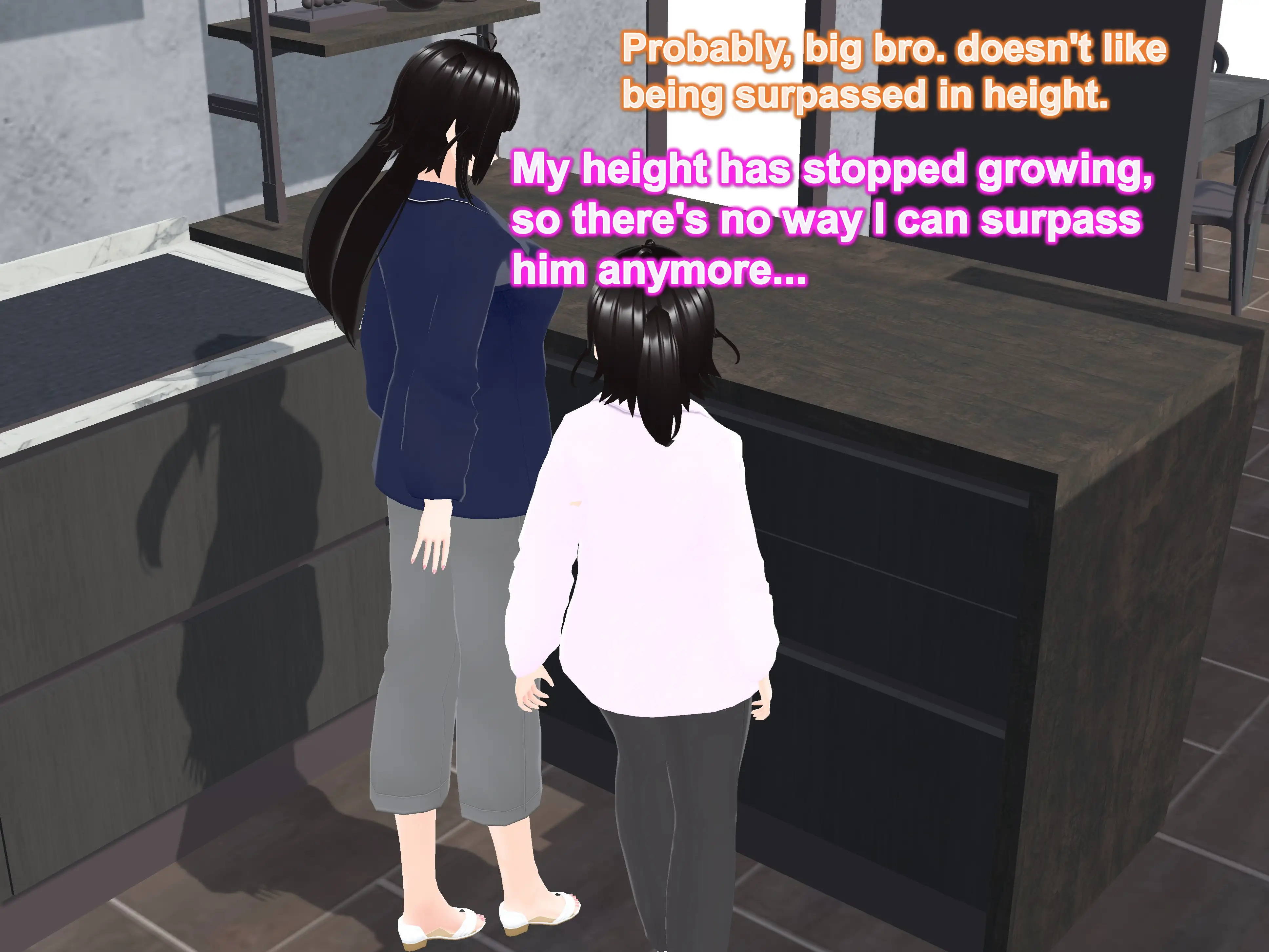 Outgrowing only girls， Overtake boys， Growth sound. Sisters’ Ascent Arc 8ページ