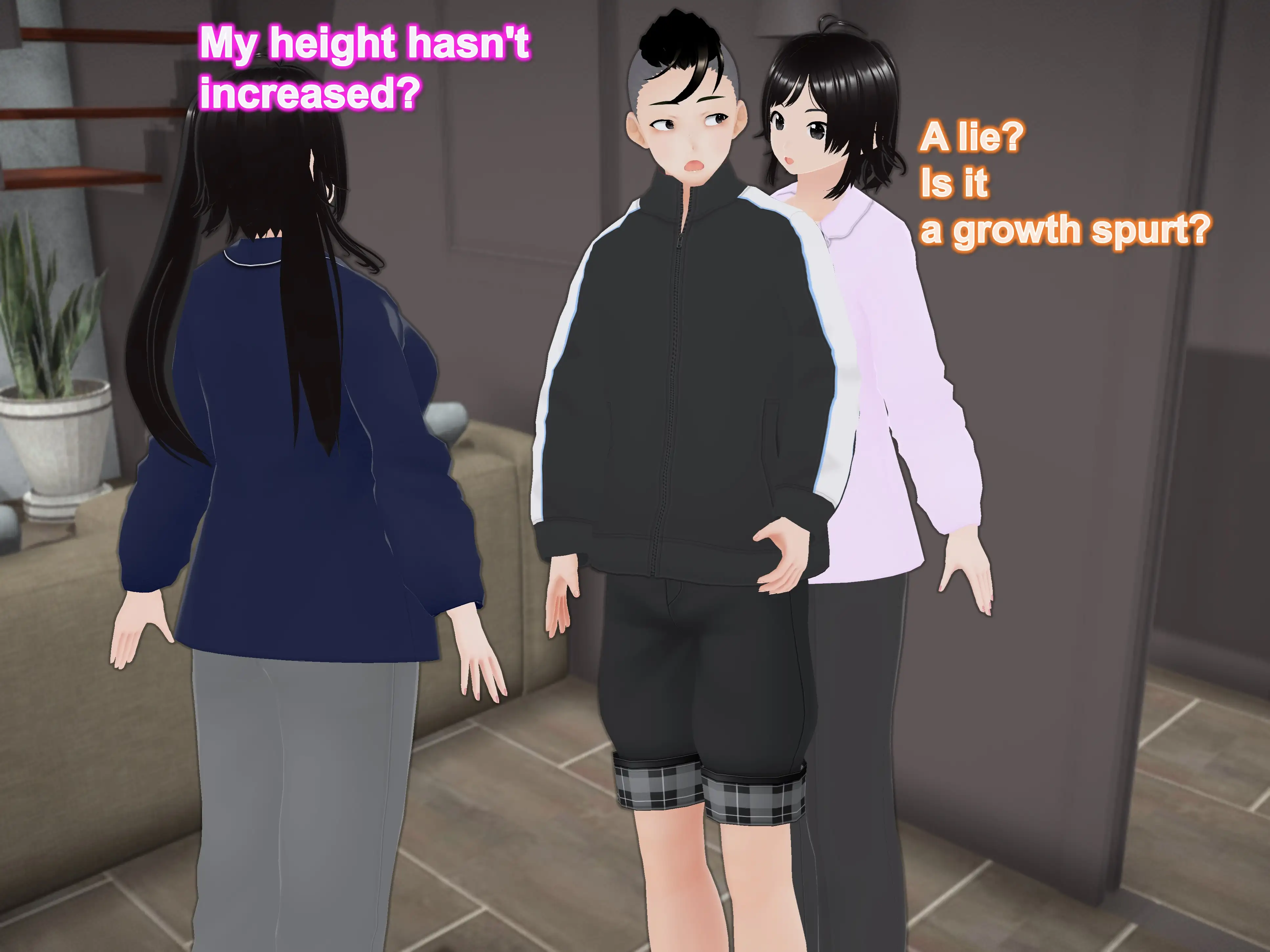 Outgrowing only girls， Overtake boys， Growth sound. Sisters’ Ascent Arc 22ページ