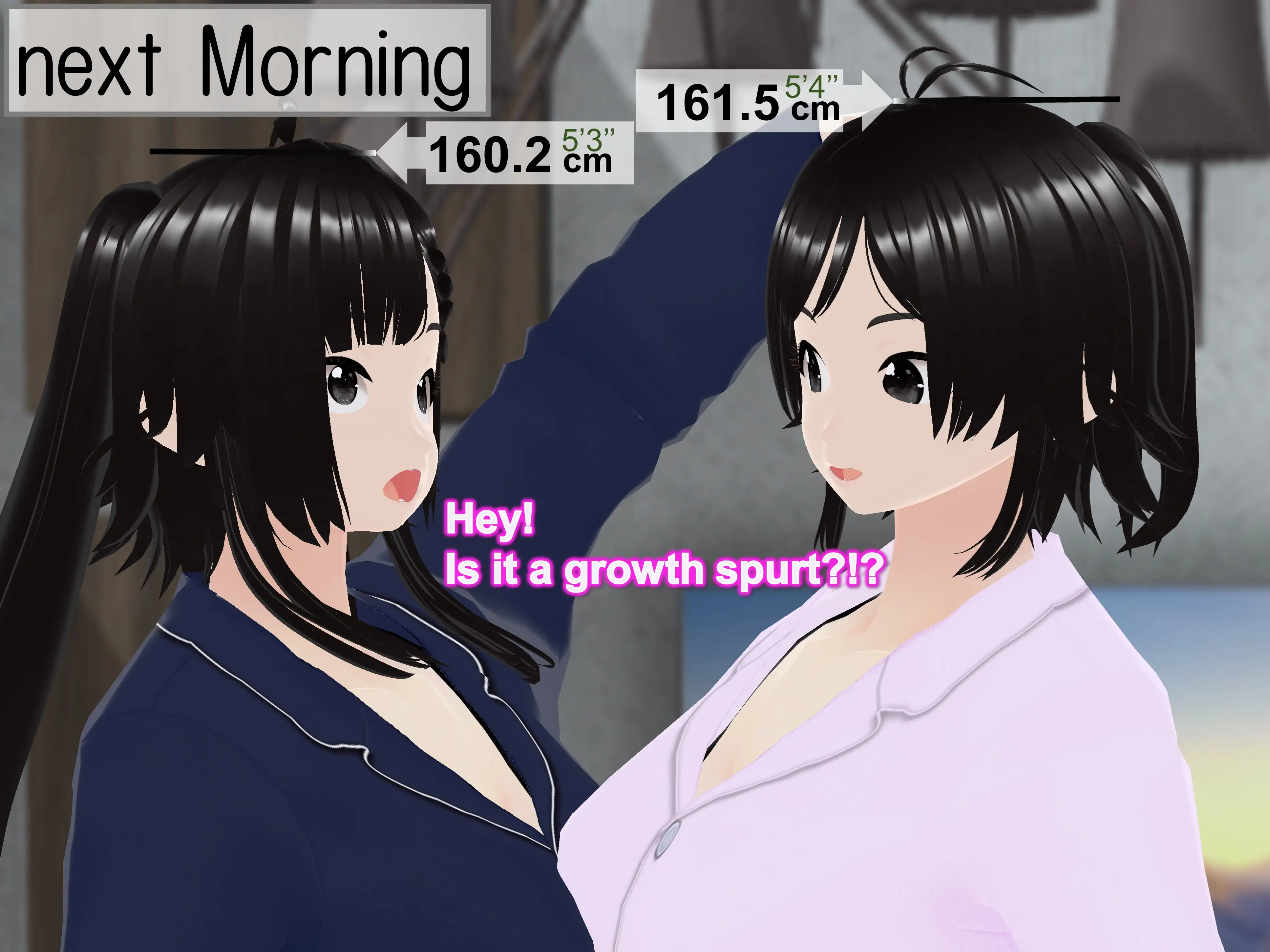 Outgrowing only girls， Overtake boys， Growth sound. Sisters’ Ascent Arc 27ページ