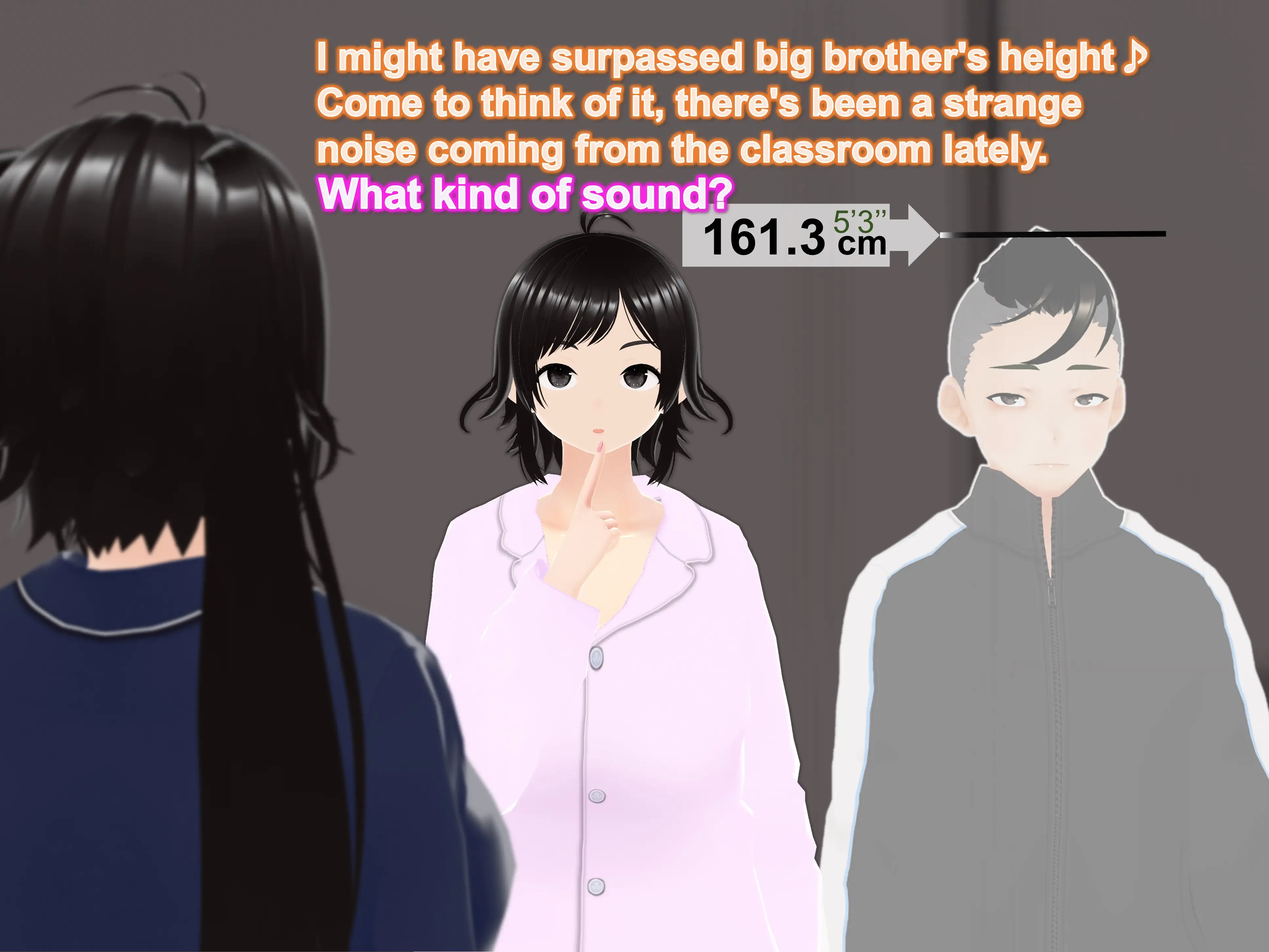 Outgrowing only girls， Overtake boys， Growth sound. Sisters’ Ascent Arc 28ページ
