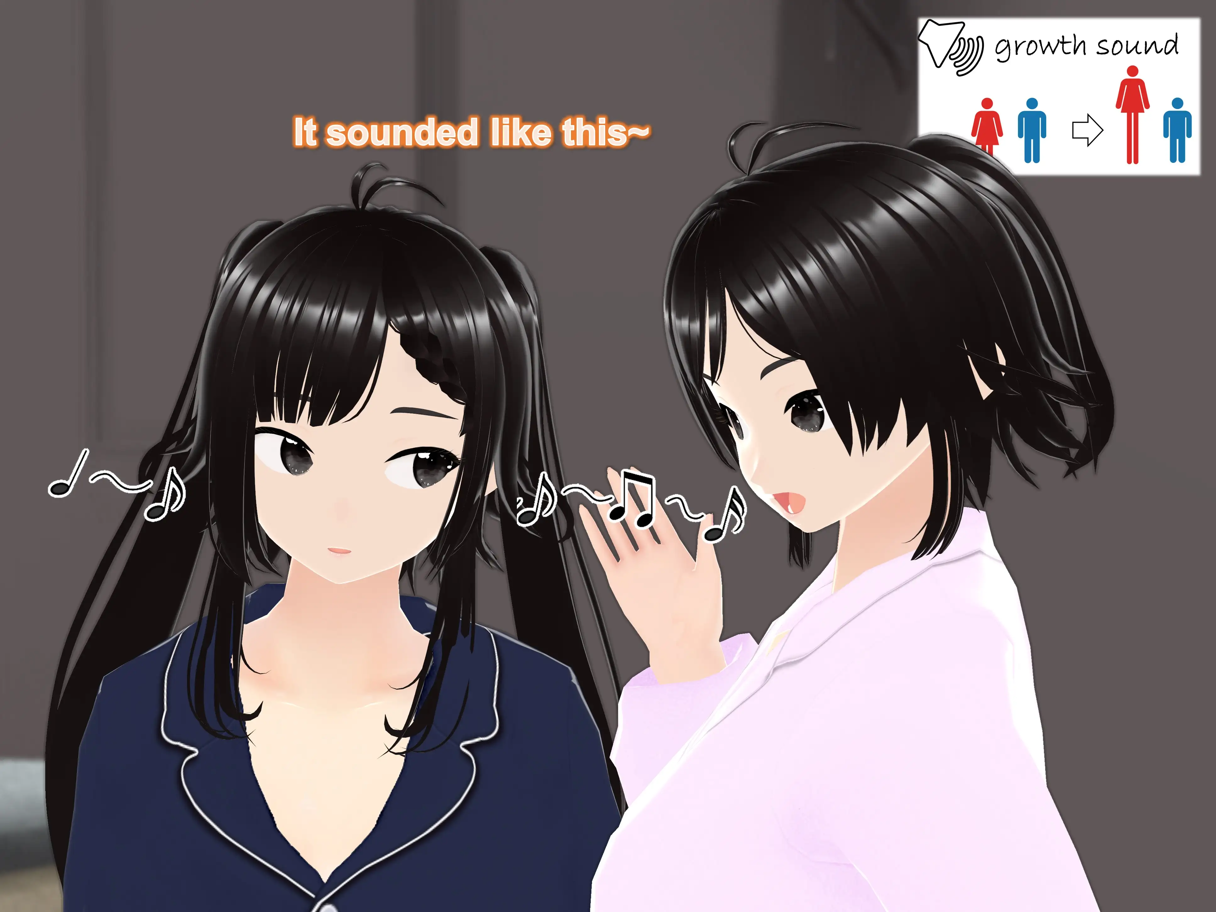 Outgrowing only girls， Overtake boys， Growth sound. Sisters’ Ascent Arc 29ページ