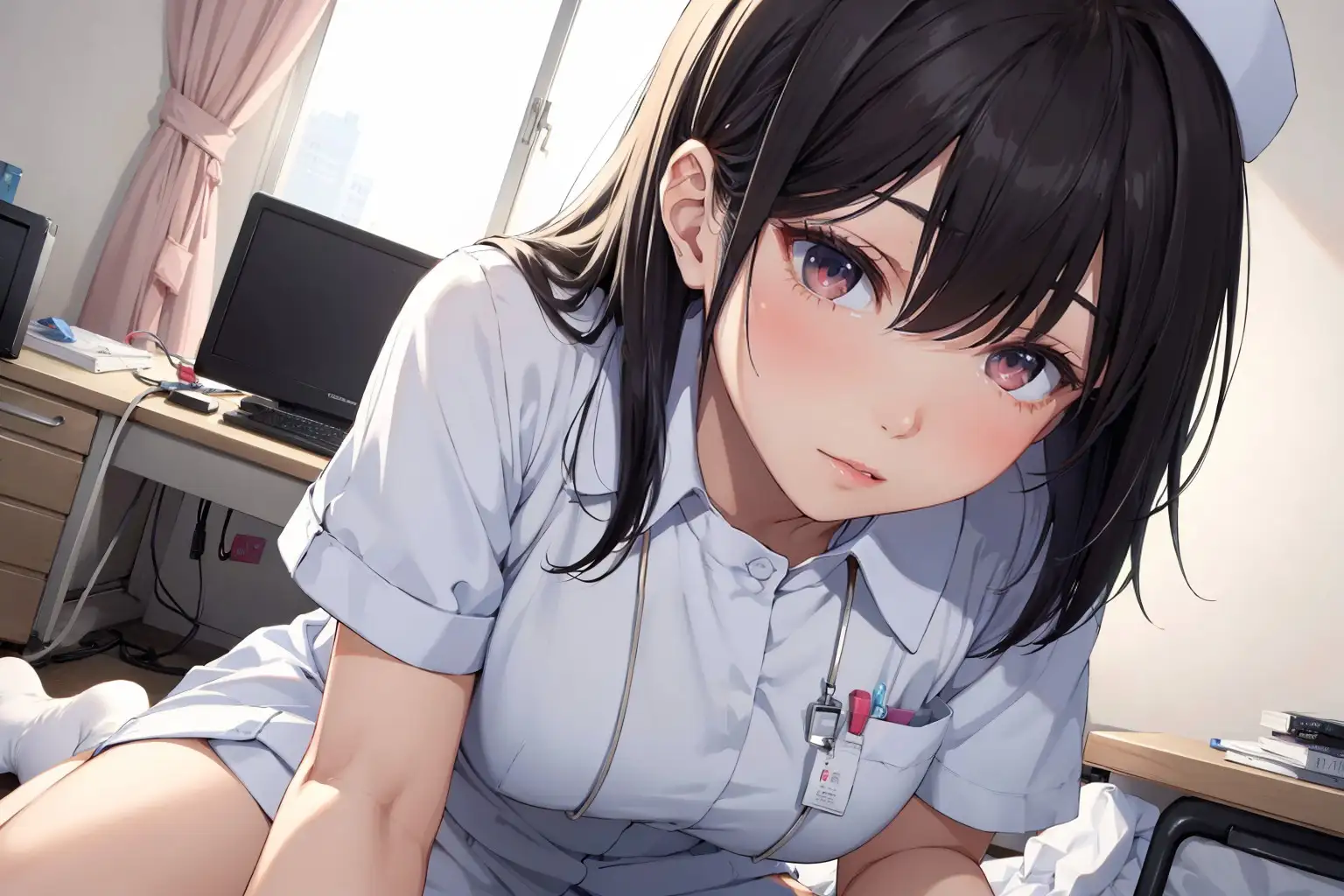 新米ナースが交代で射精のお手伝いします2〜癒しのマンコで精子抜きます 3ページ