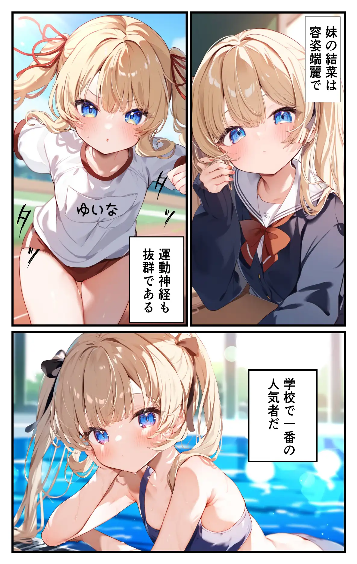 いつも無防備な妹がエロすぎる 2ページ